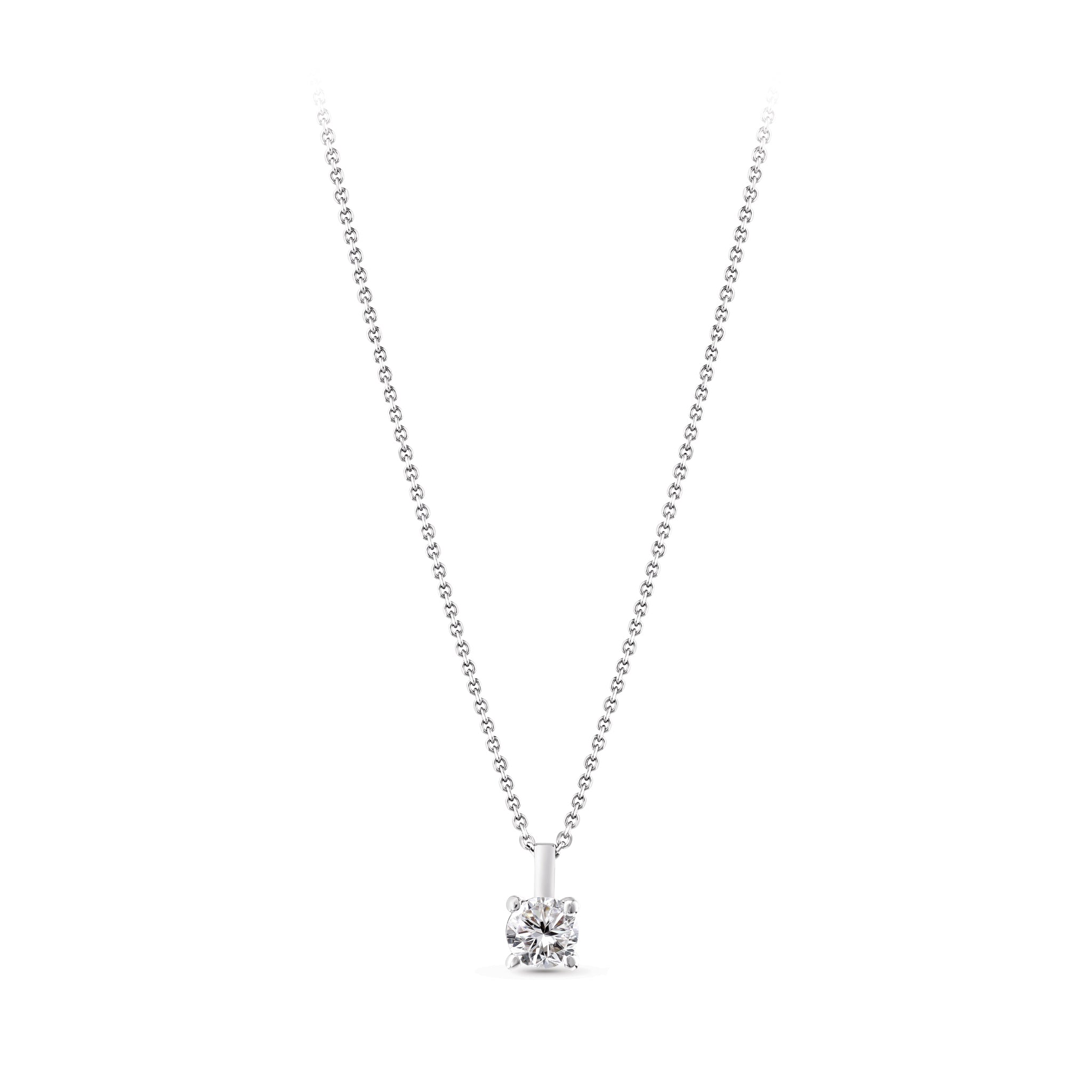 Solitaire Diamond Necklace