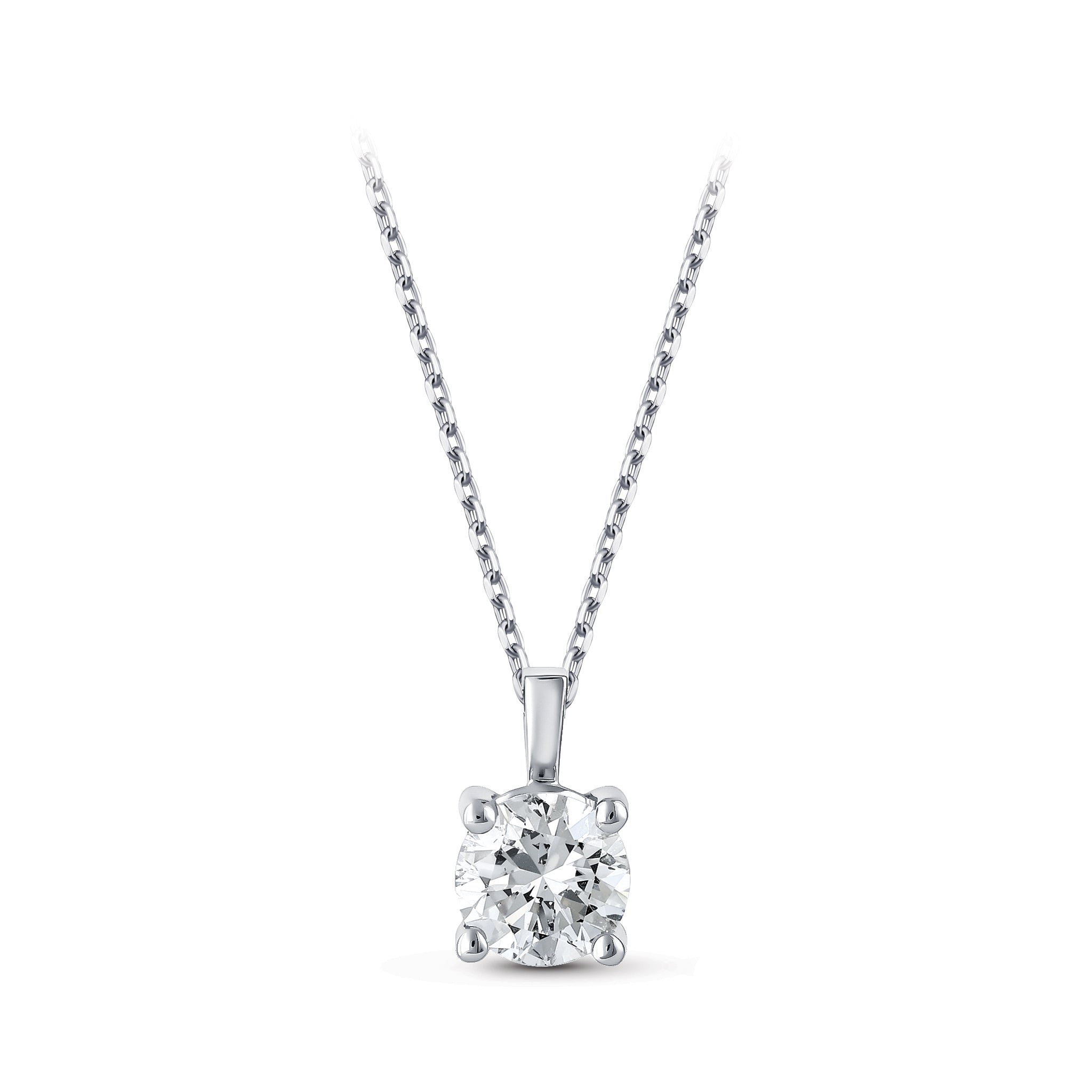 Diamond Solitaire Necklace