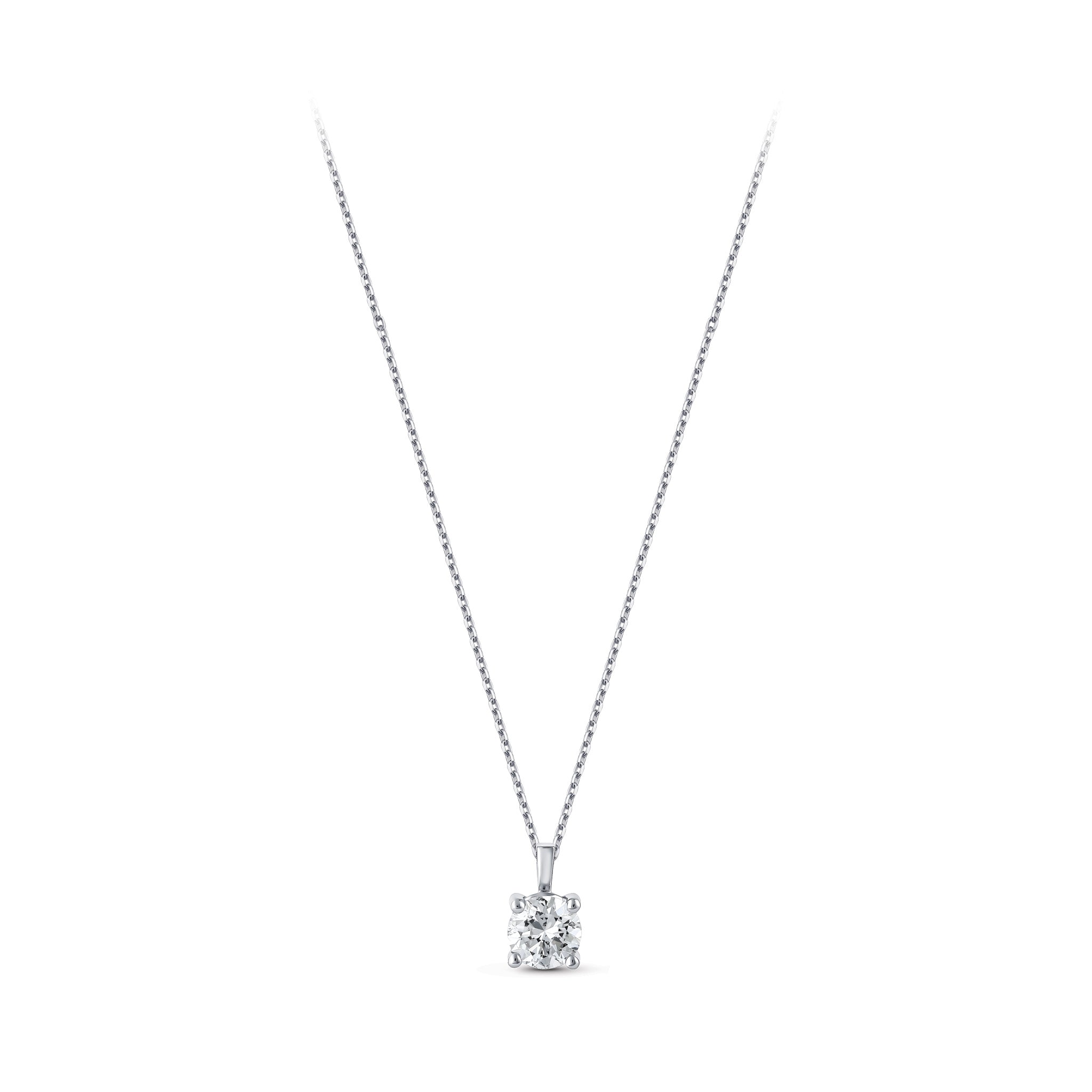 Diamond Solitaire Necklace