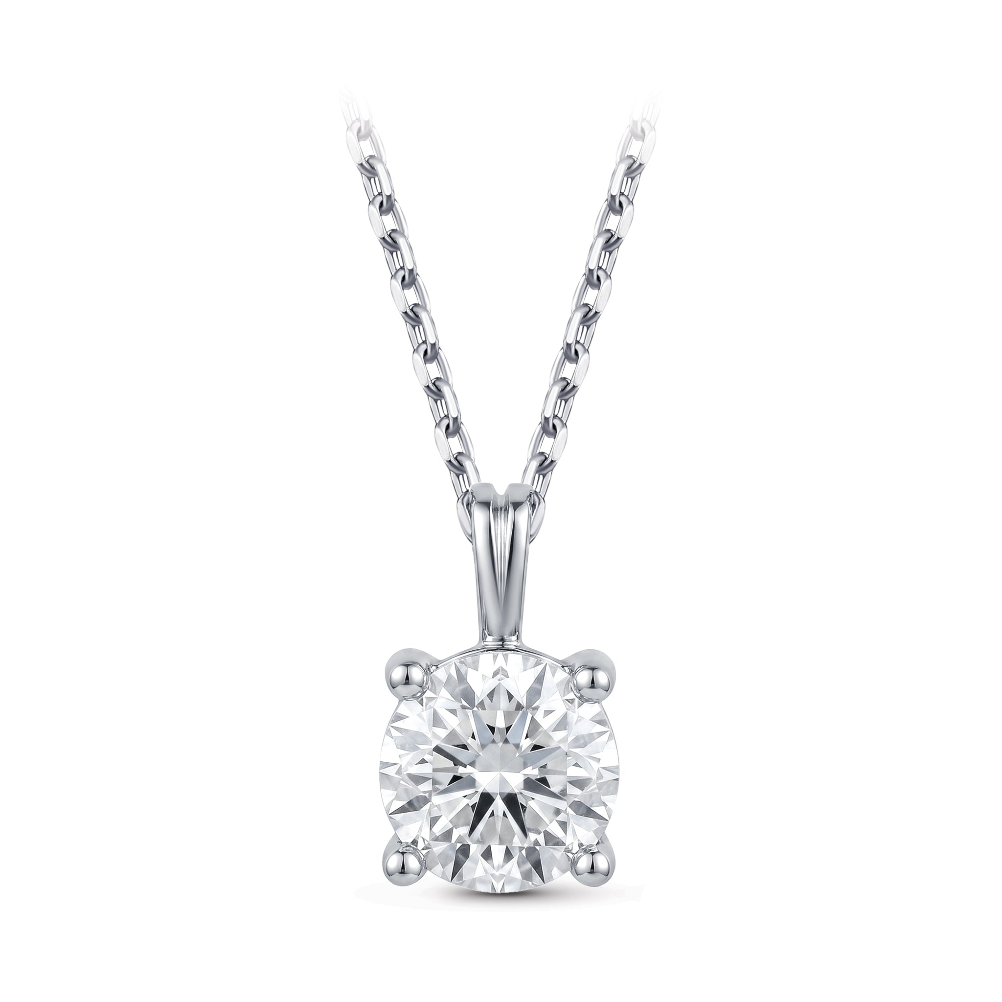 Diamond Solitaire Necklace