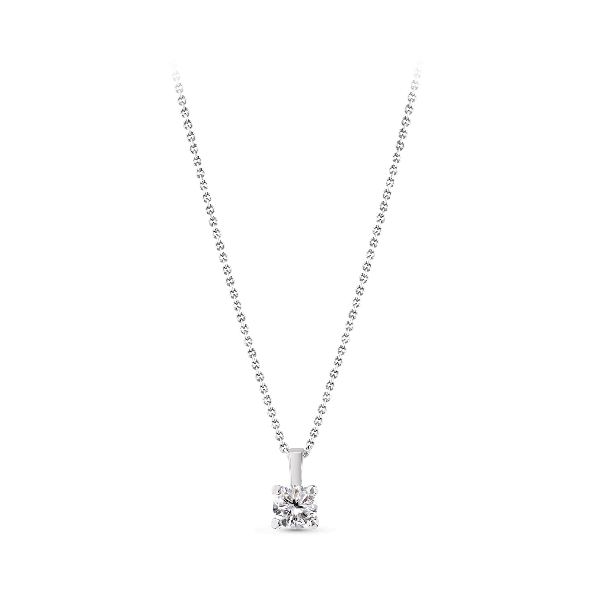Solitaire Diamond Necklace
