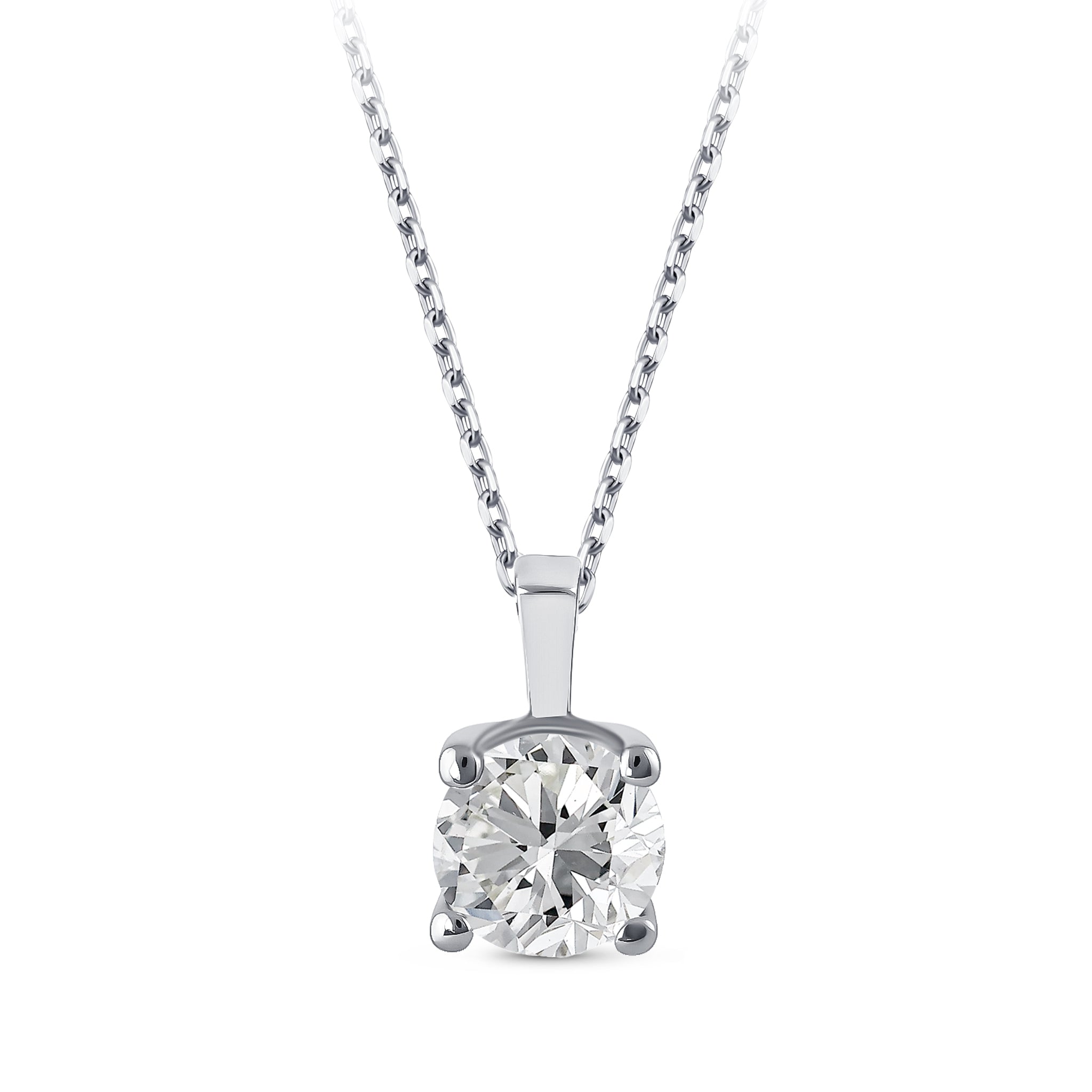 Solitaire Diamond Necklace