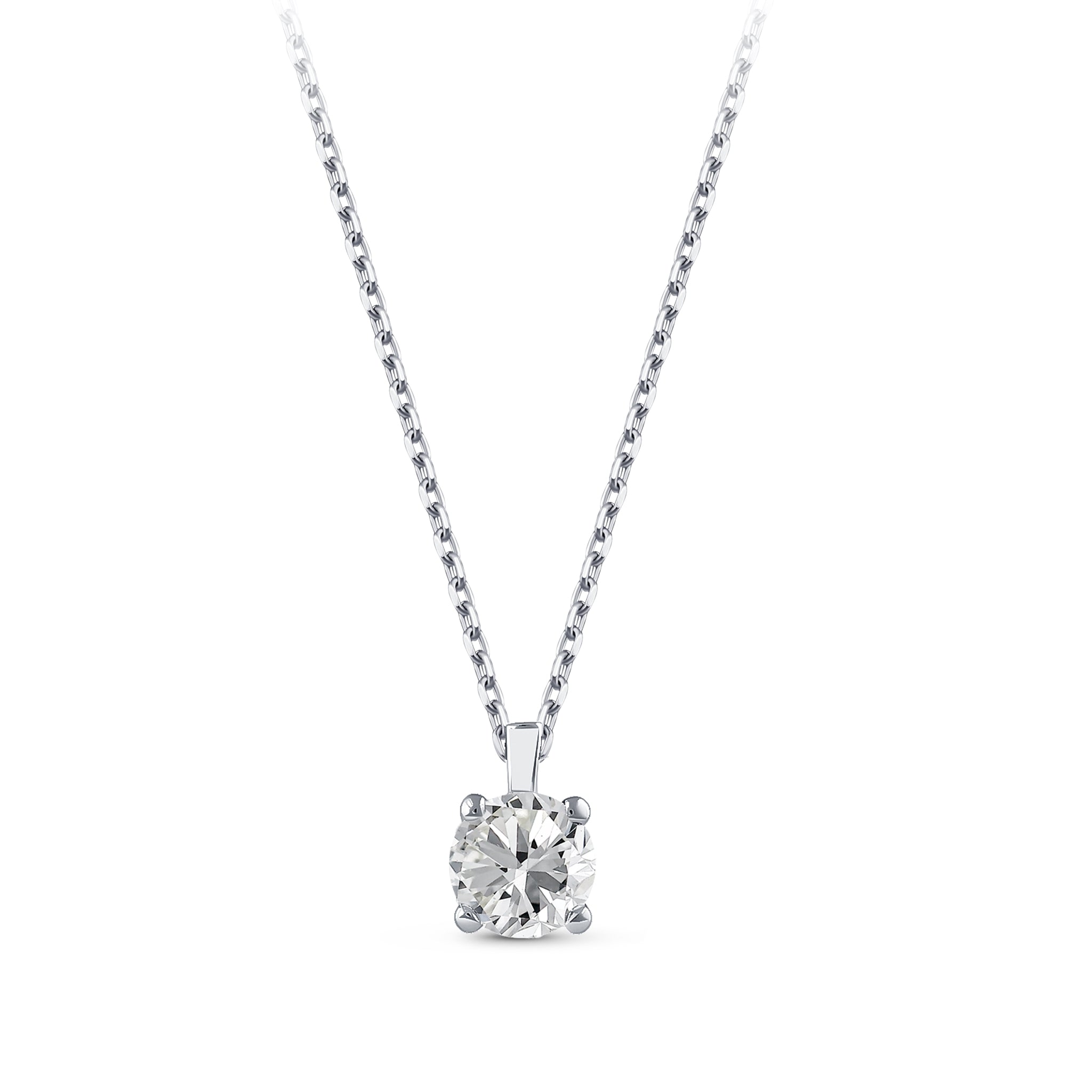 Solitaire Diamond Necklace