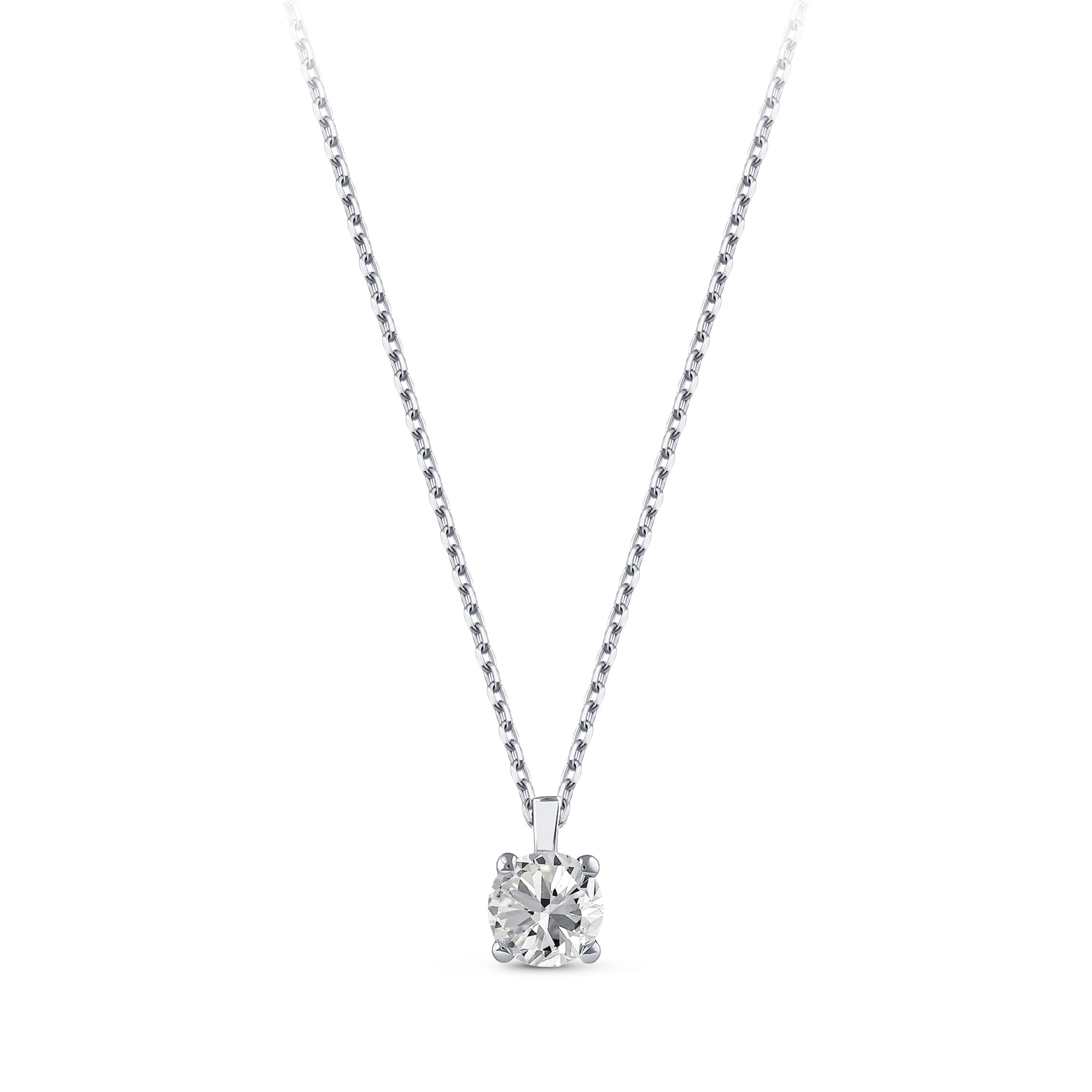 Solitaire Diamond Necklace