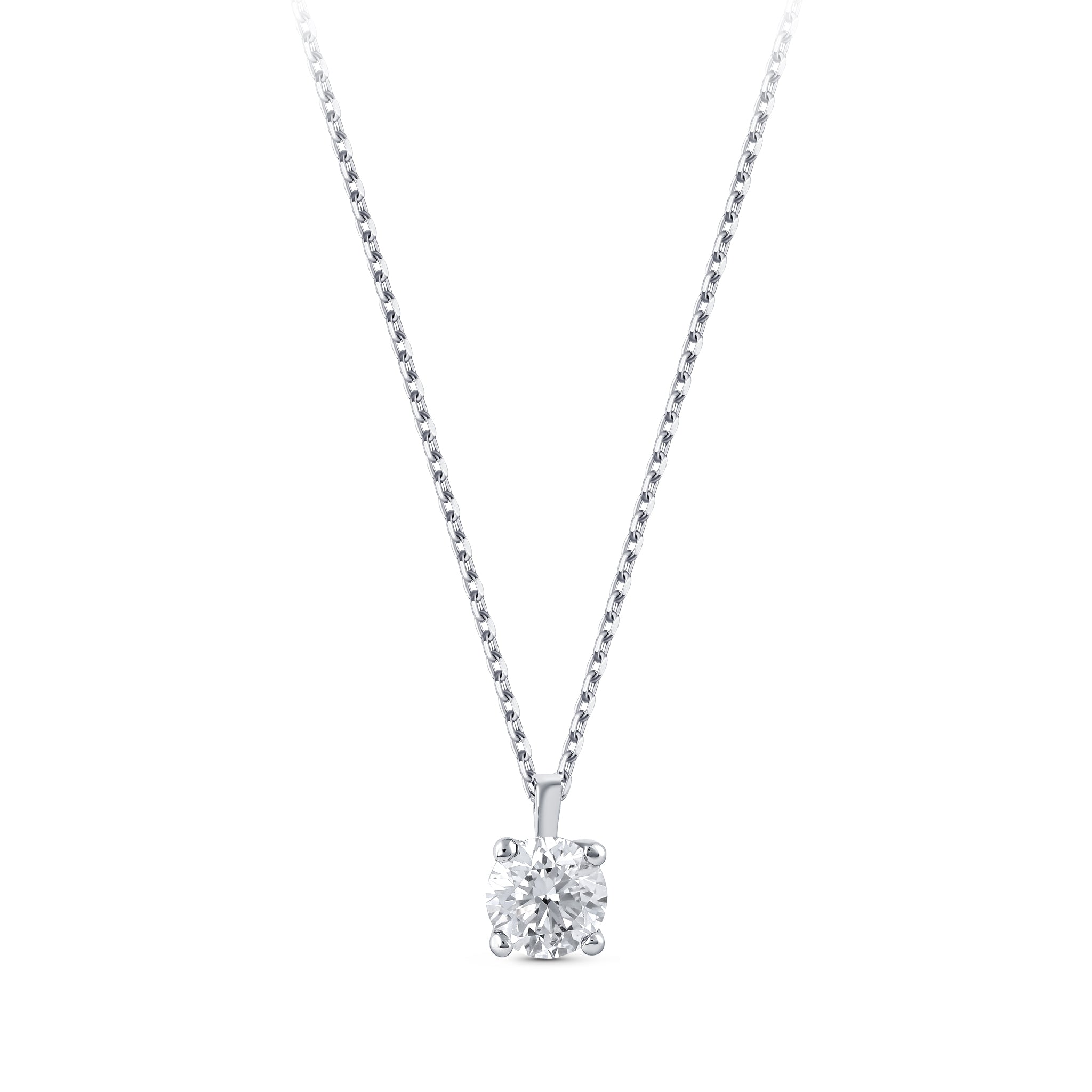 Solitaire Diamond Necklace