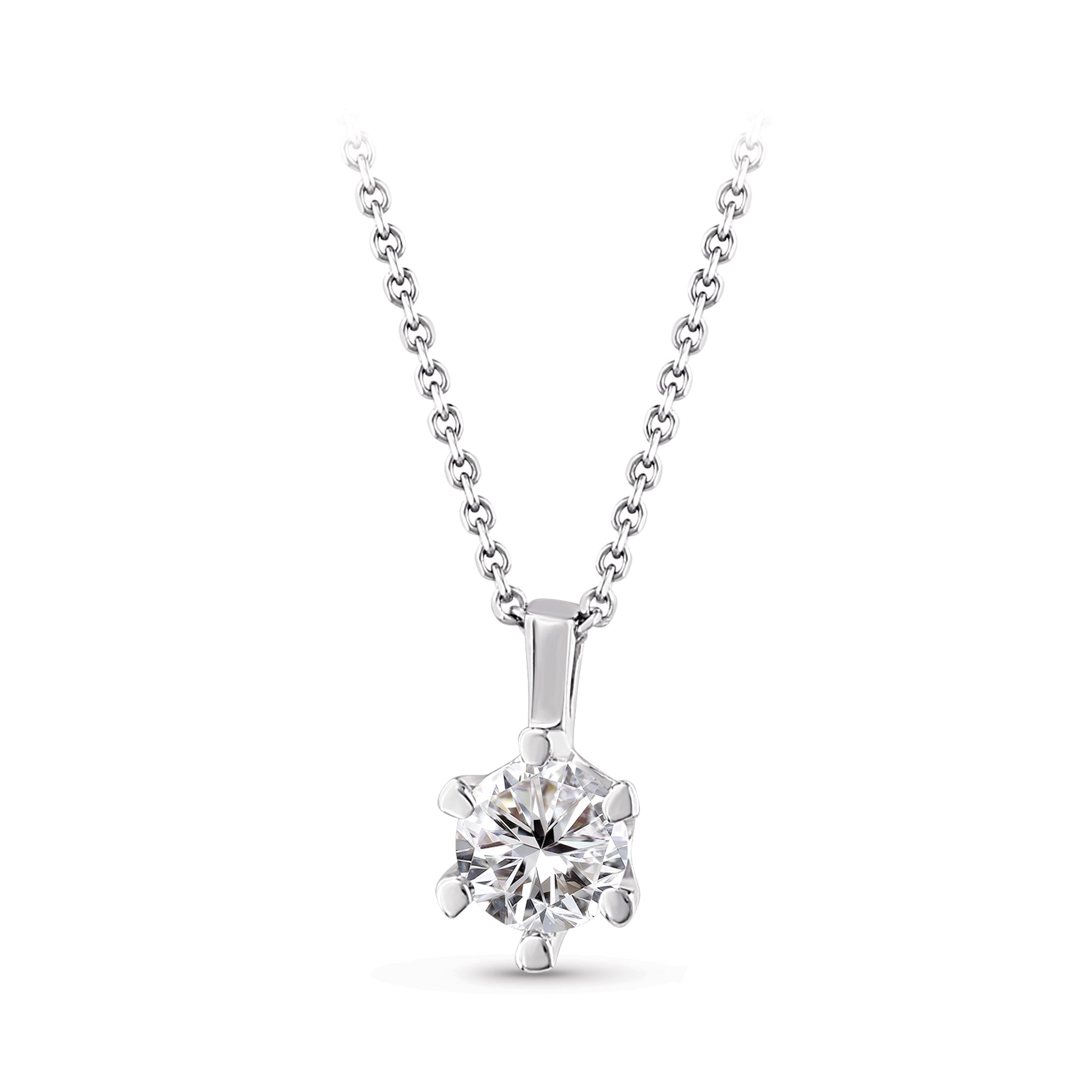 Solitaire Diamond Necklace