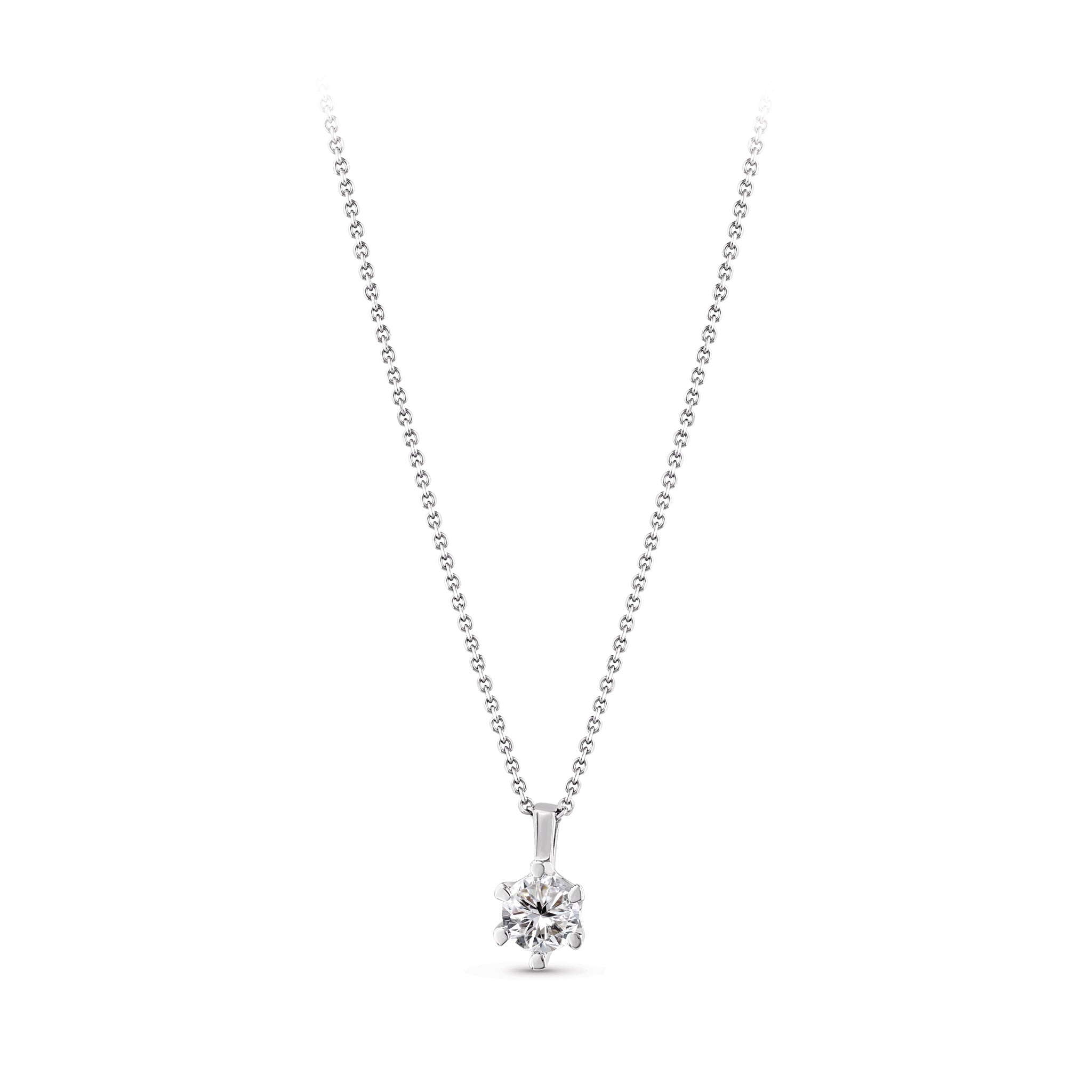Solitaire Diamond Necklace