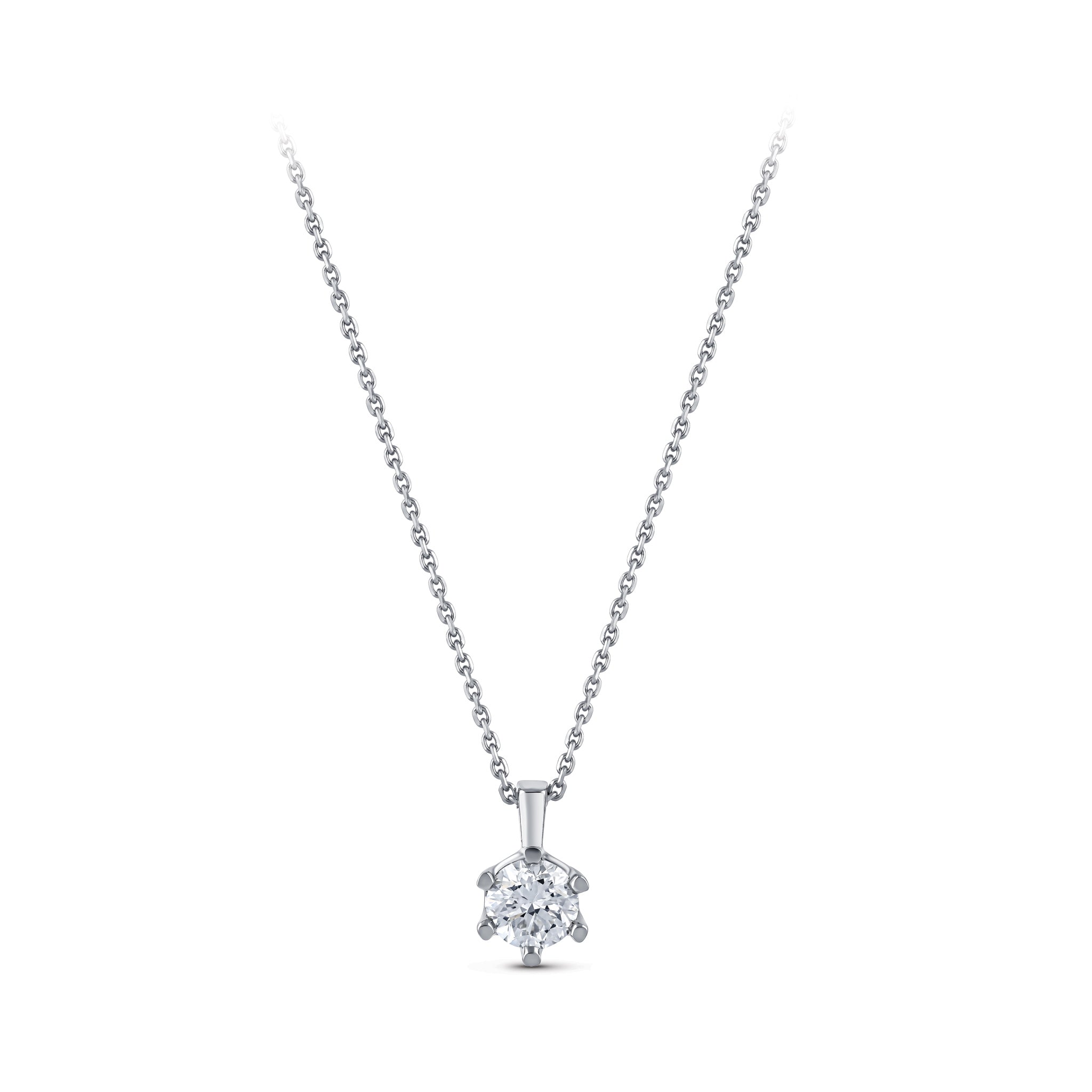 Diamond Solitaire Necklace