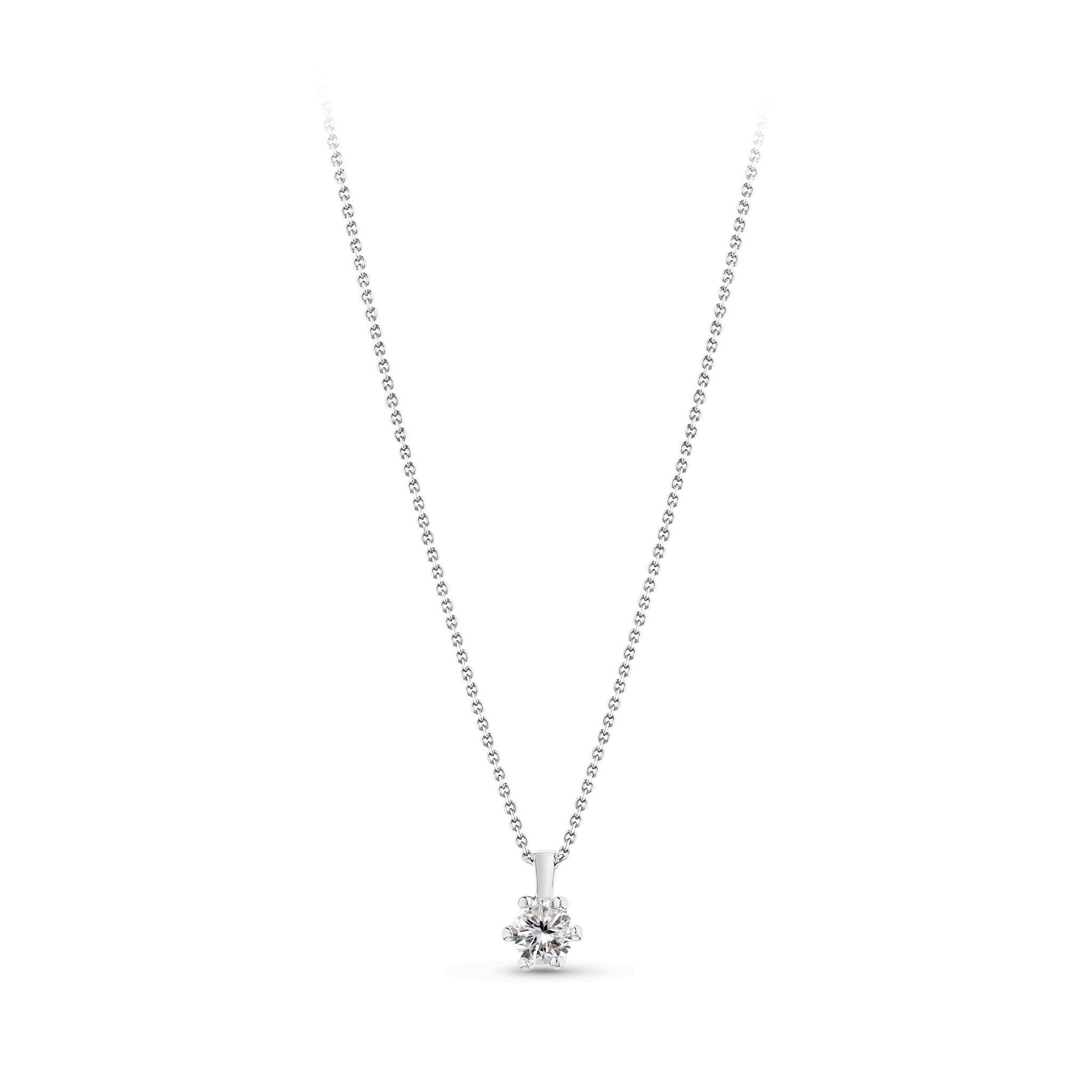 Solitaire Diamond Necklace