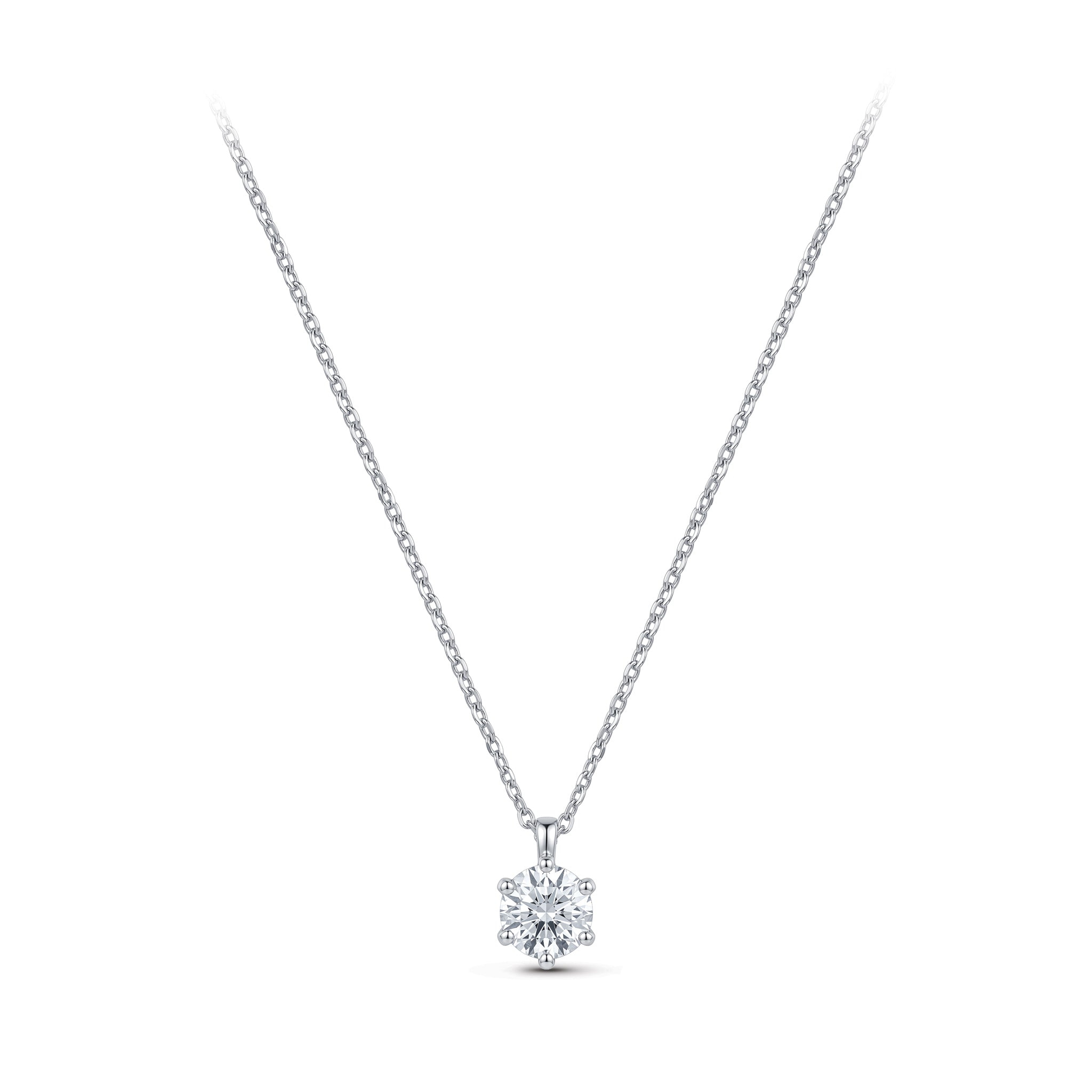 Diamond Solitaire Necklace