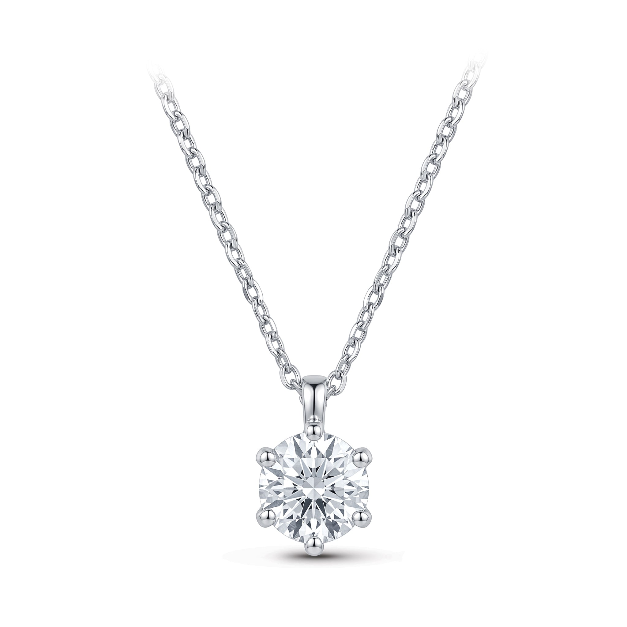 Diamond Solitaire Necklace