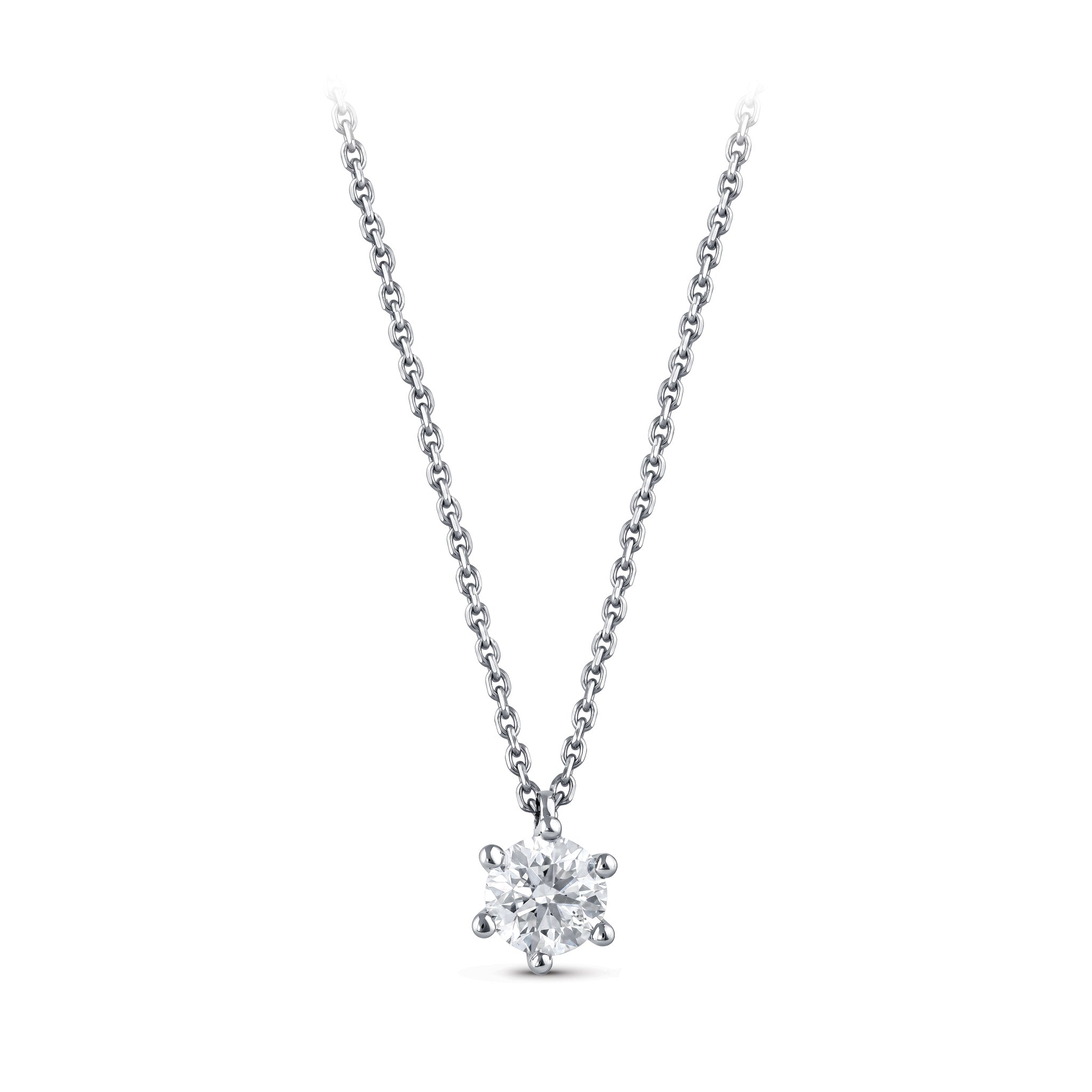 Diamond Solitaire Necklace
