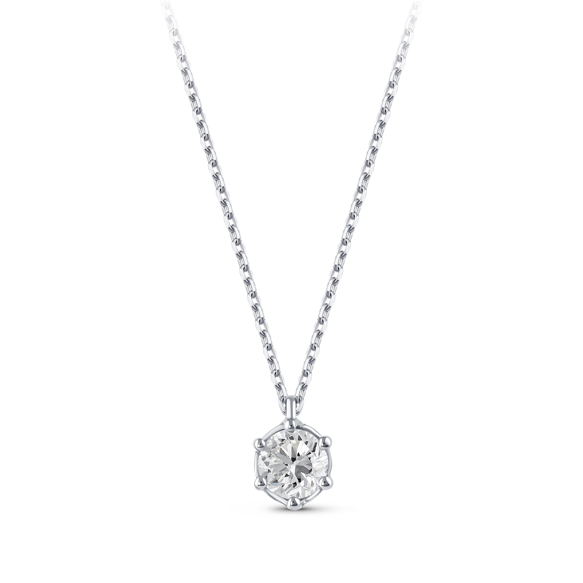 Solitaire Diamond Necklace