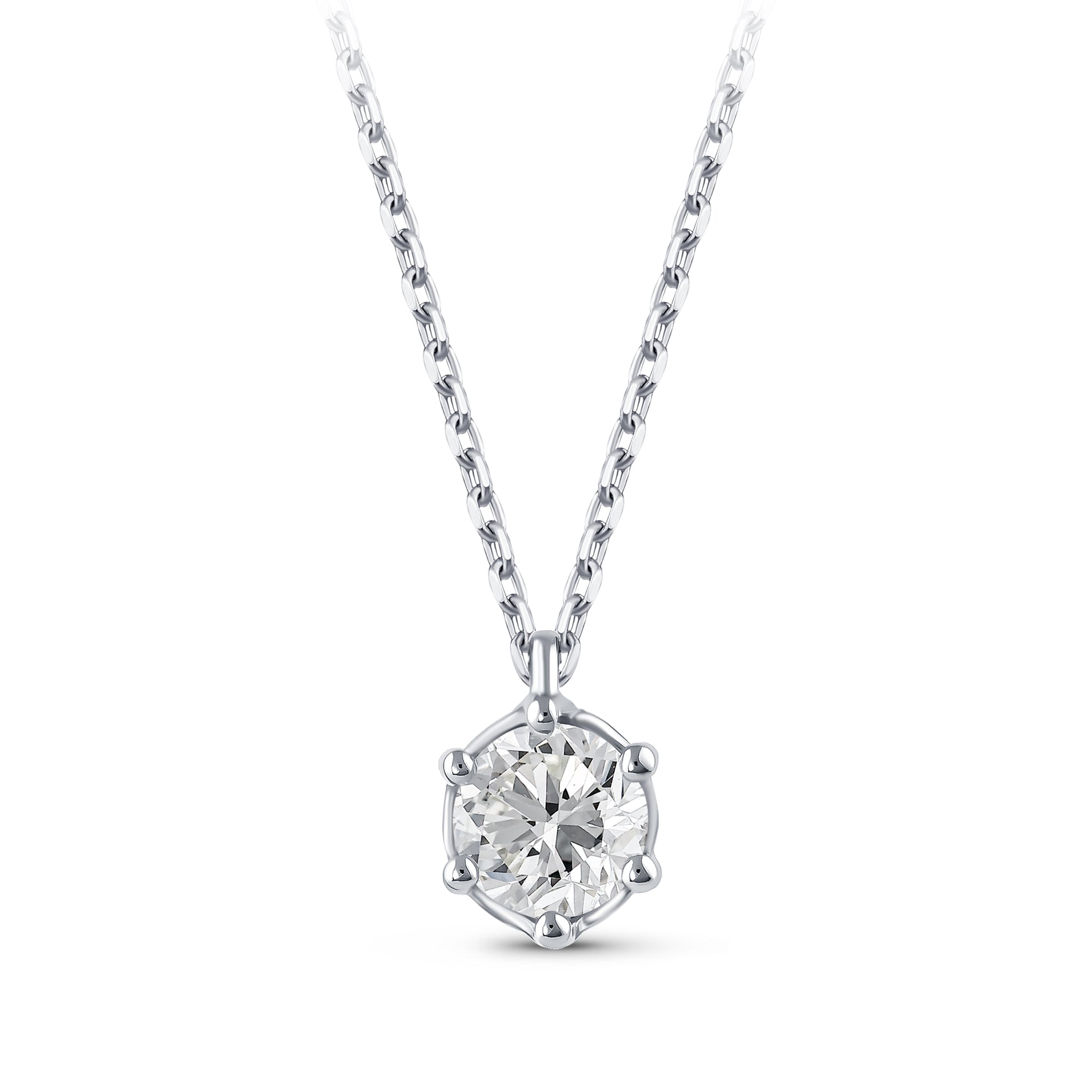 Solitaire Diamond Necklace