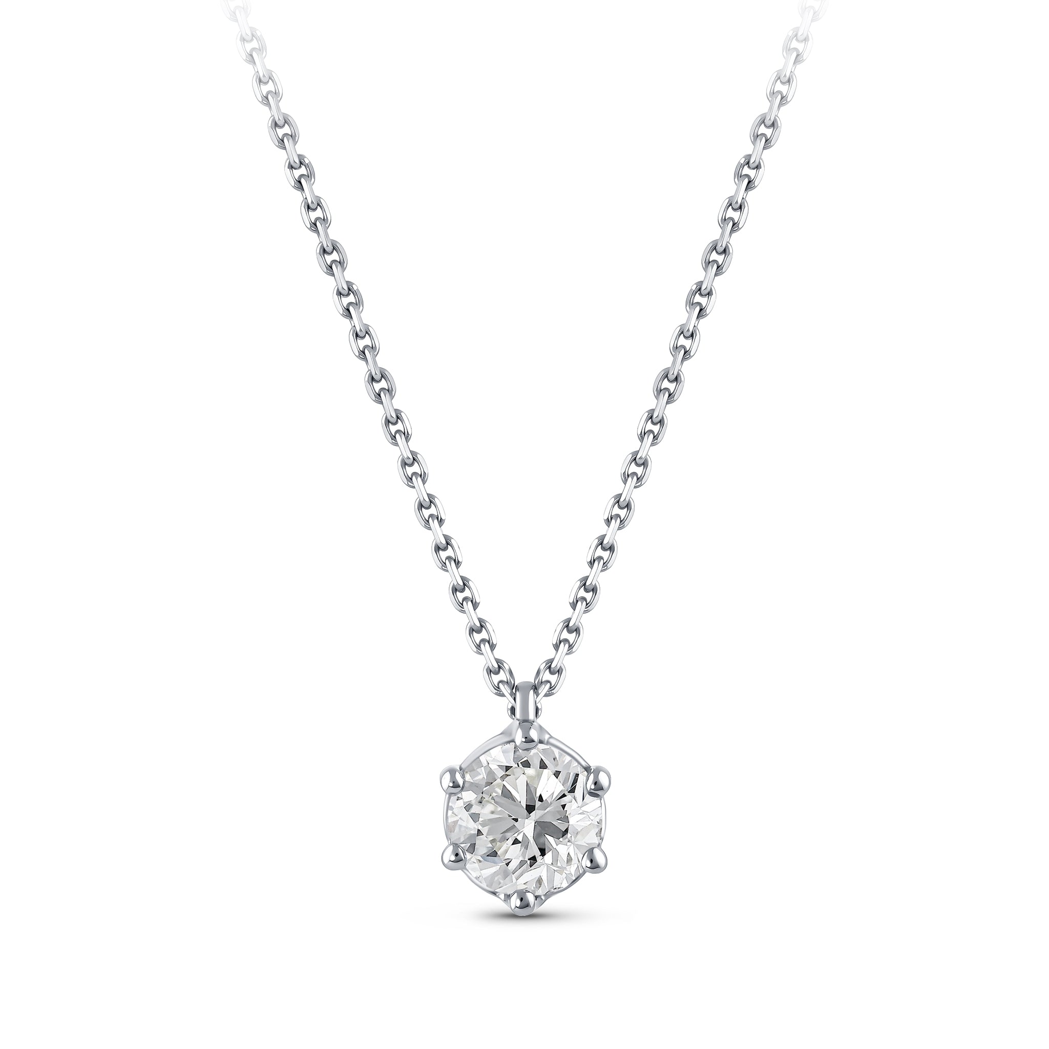 Solitaire Diamond Necklace