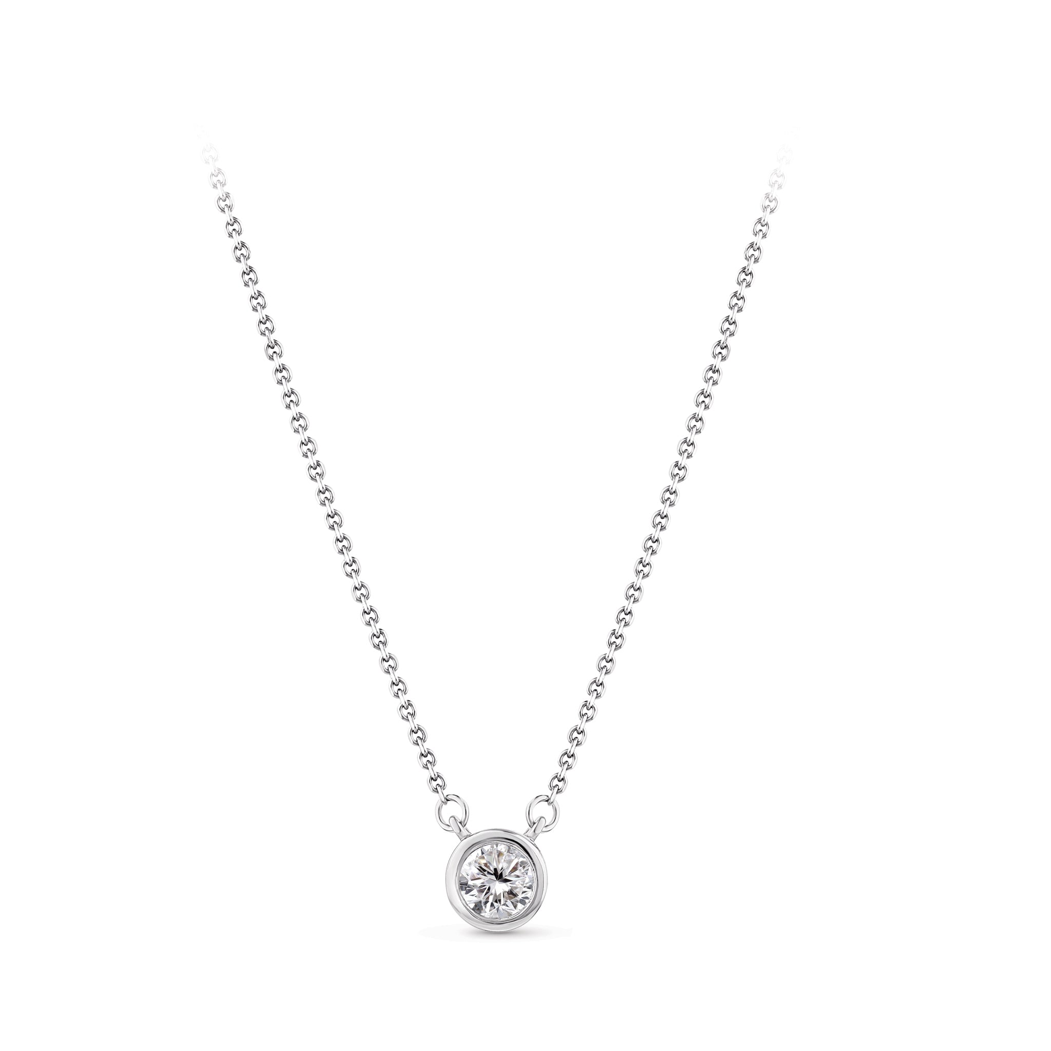 Solitaire Diamond Necklace