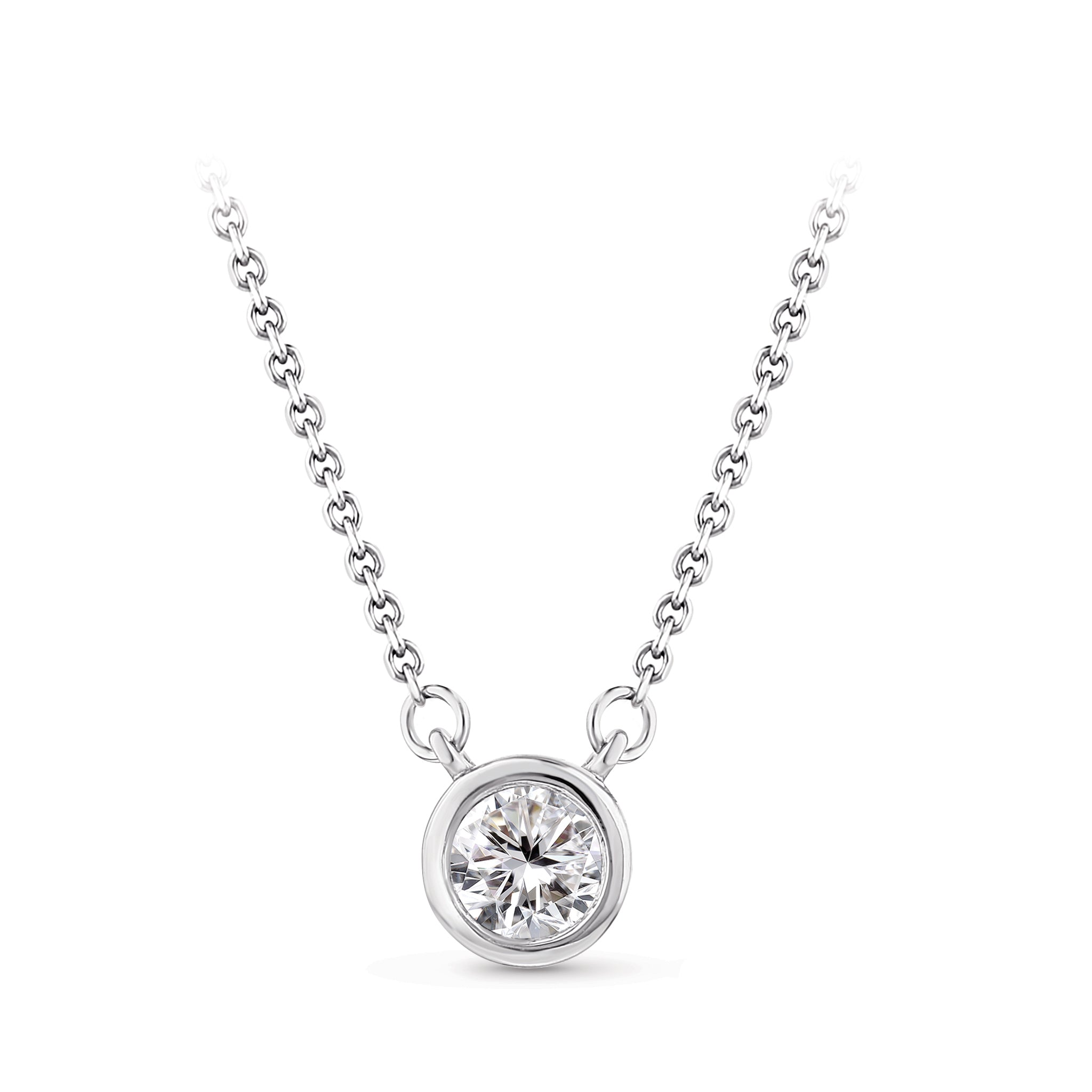 Solitaire Diamond Necklace