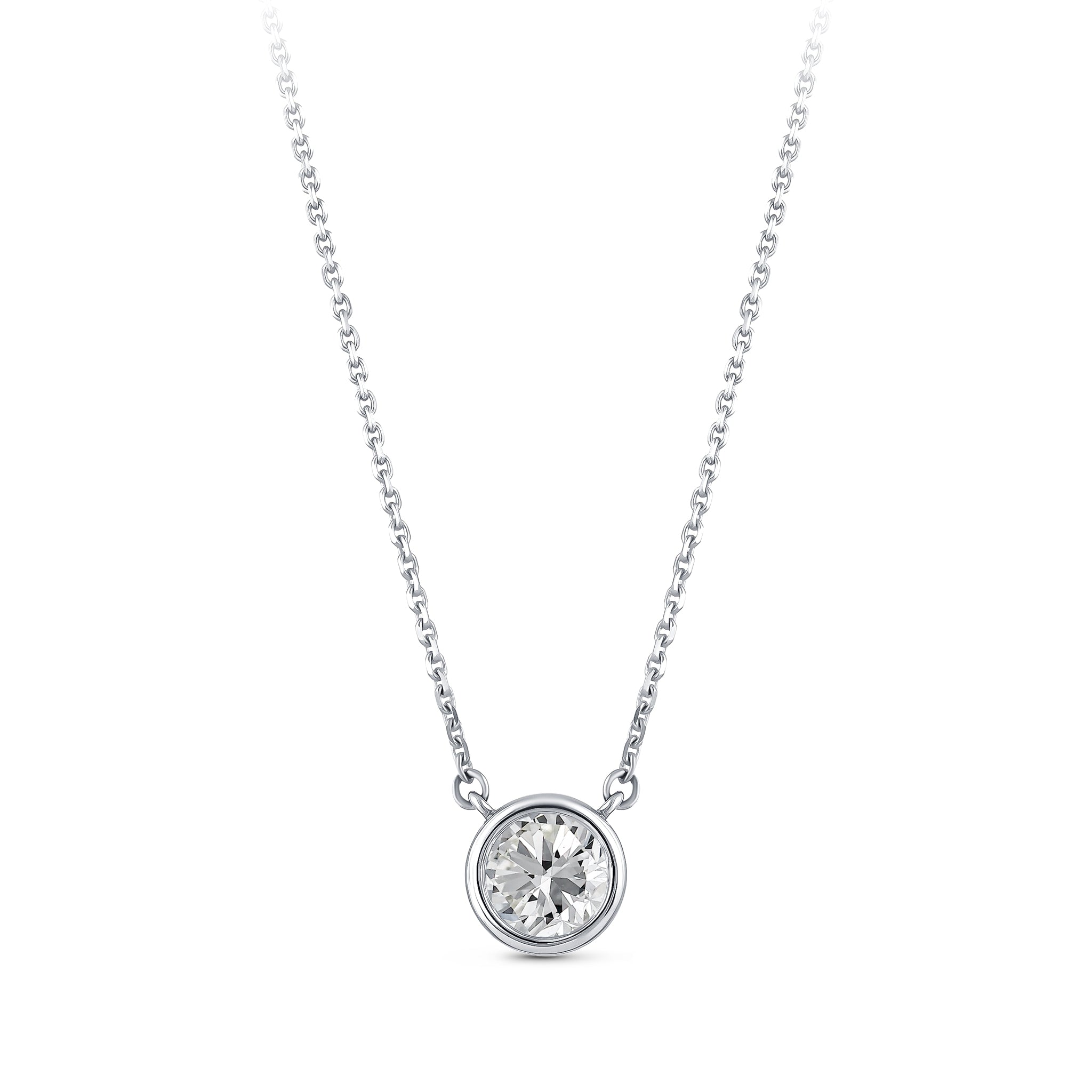 Solitaire Diamond Necklace