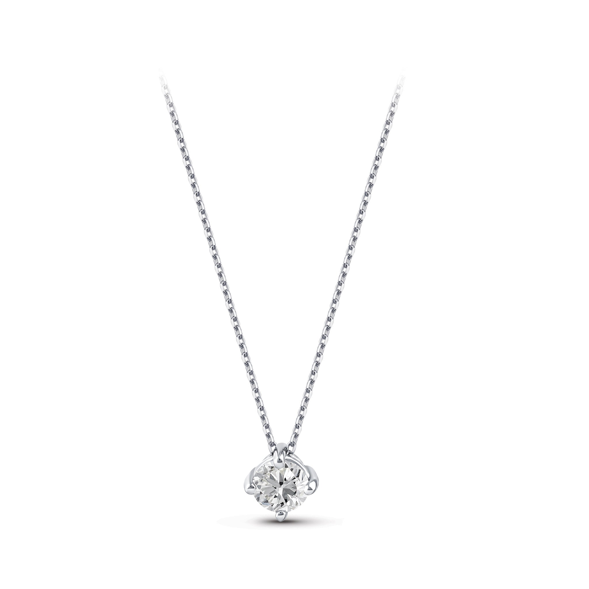 Diamond Solitaire Necklace