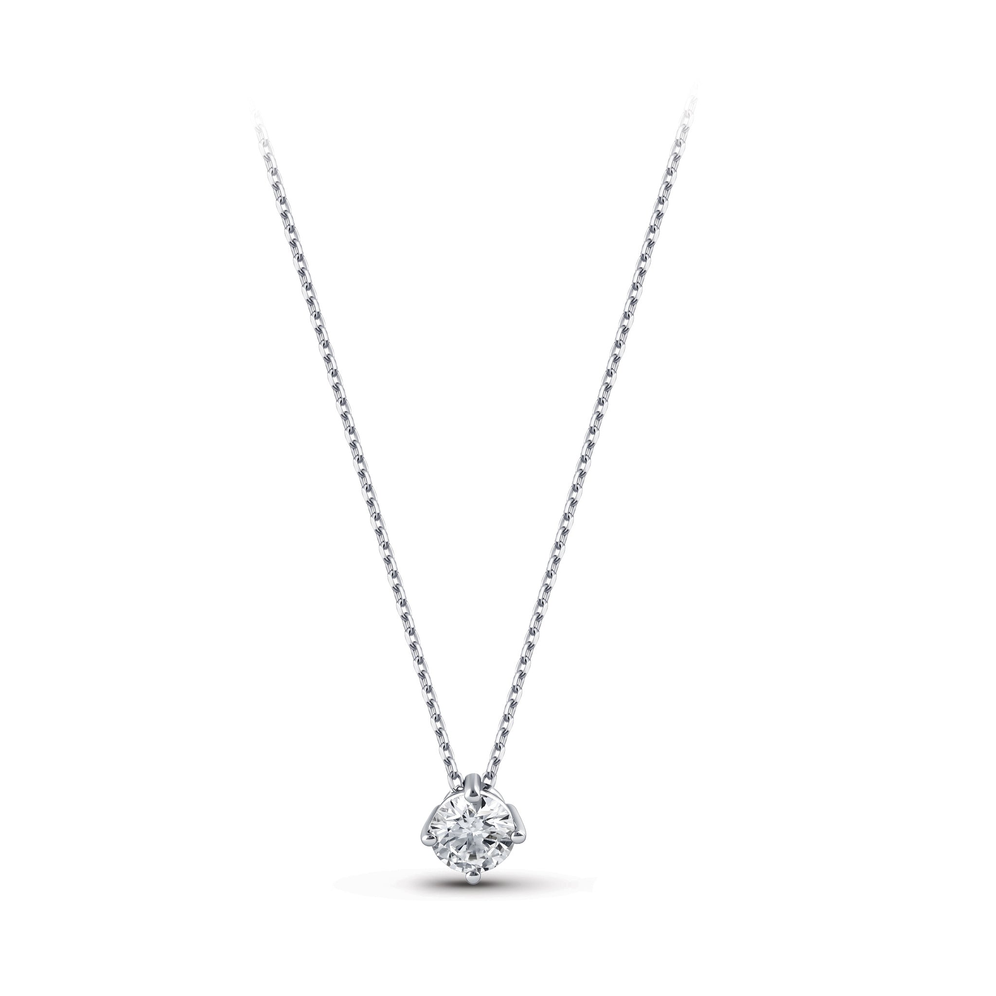 Diamond Solitaire Necklace