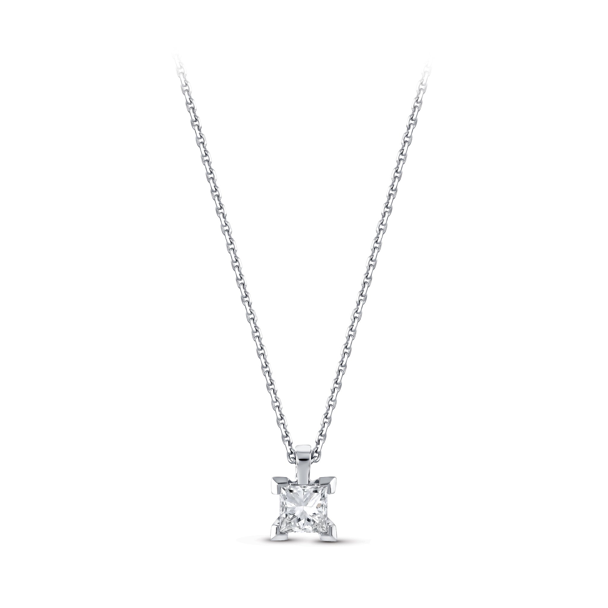 Diamond Solitaire Necklace