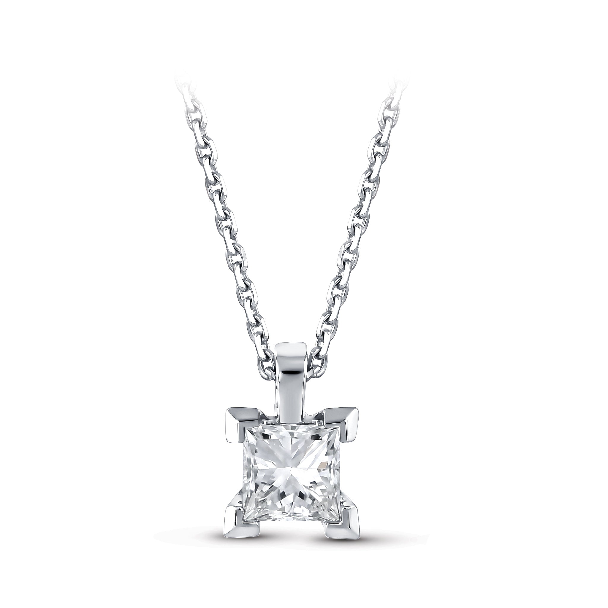 Diamond Solitaire Necklace
