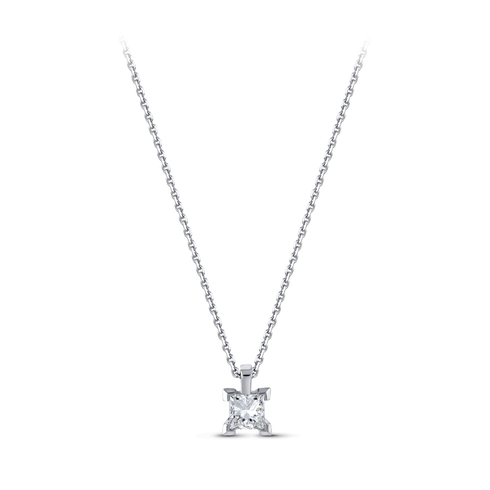 Diamond Solitaire Necklace