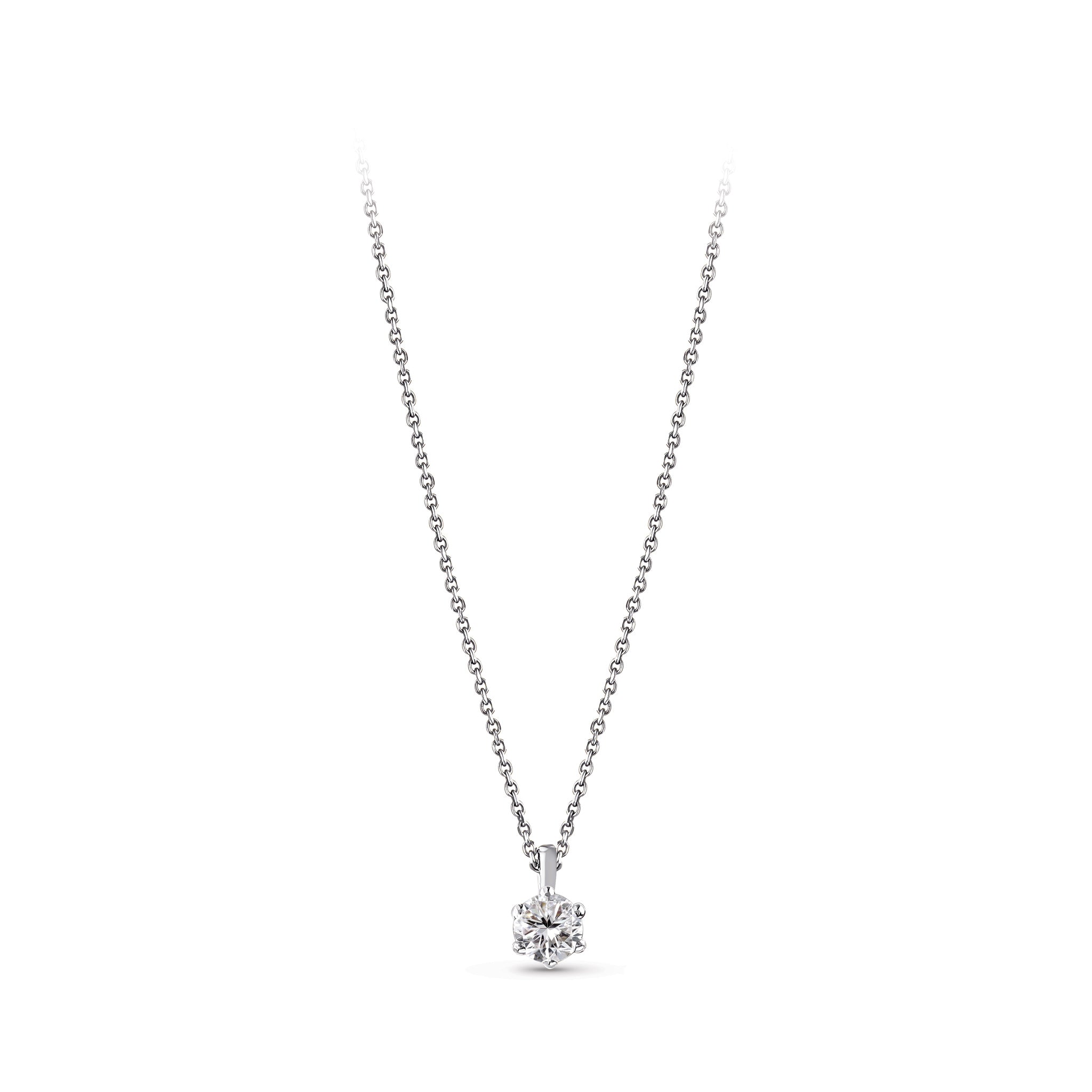 Solitaire Diamond Necklace