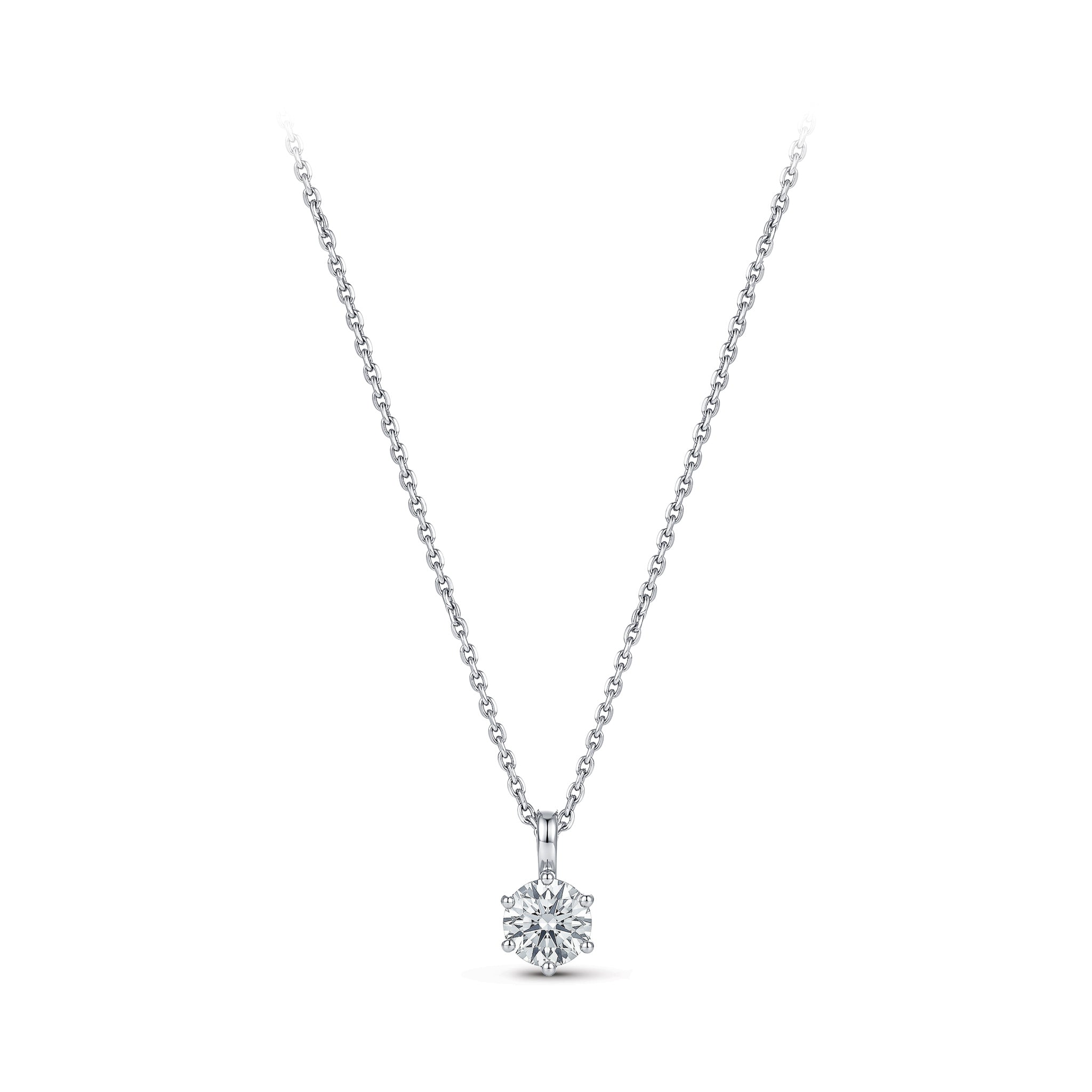 Diamond Solitaire Necklace