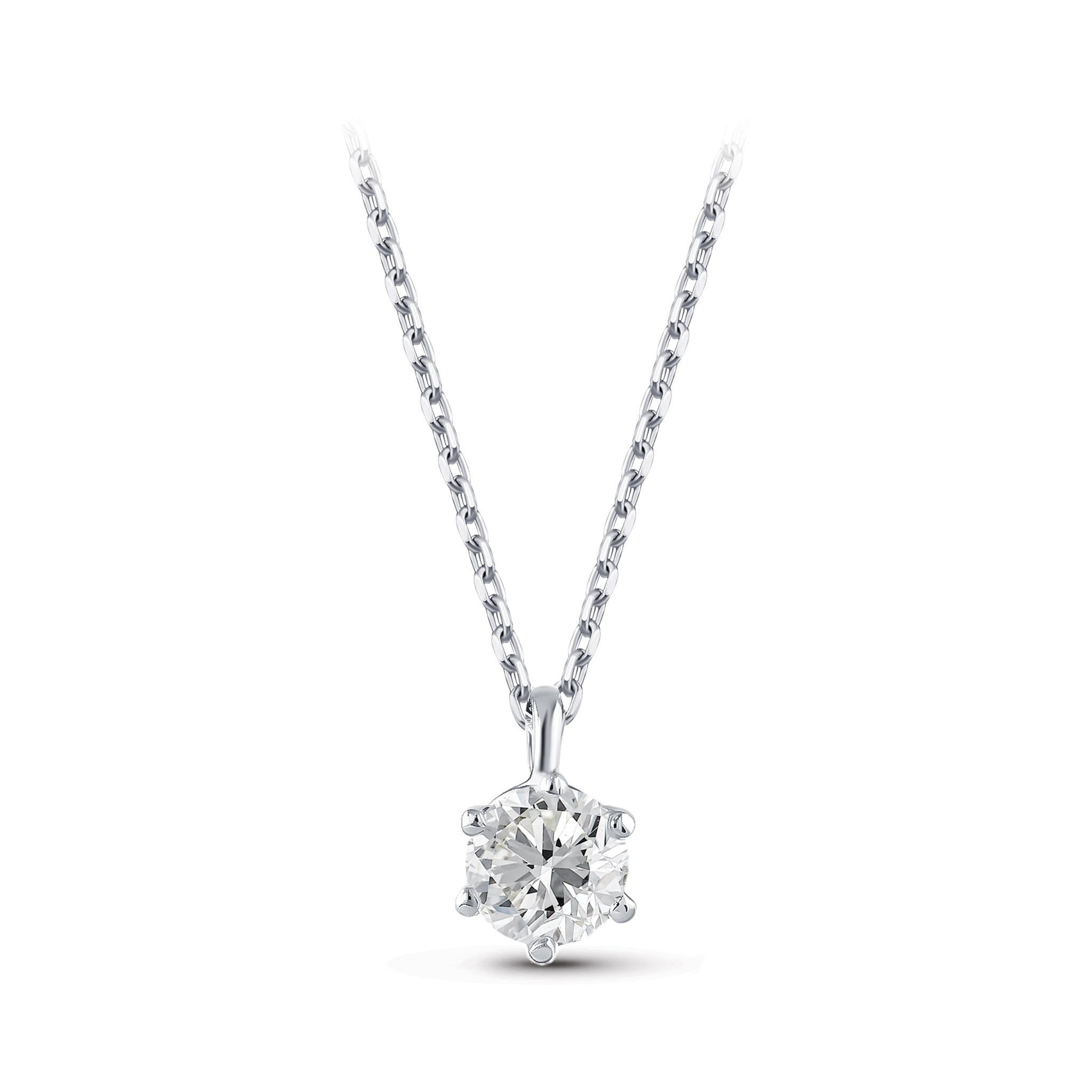 Diamond Solitaire Necklace