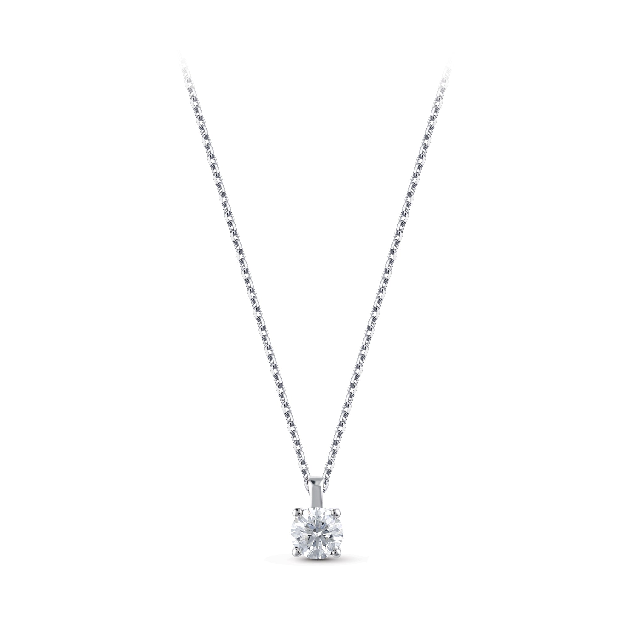 Diamond Solitaire Necklace