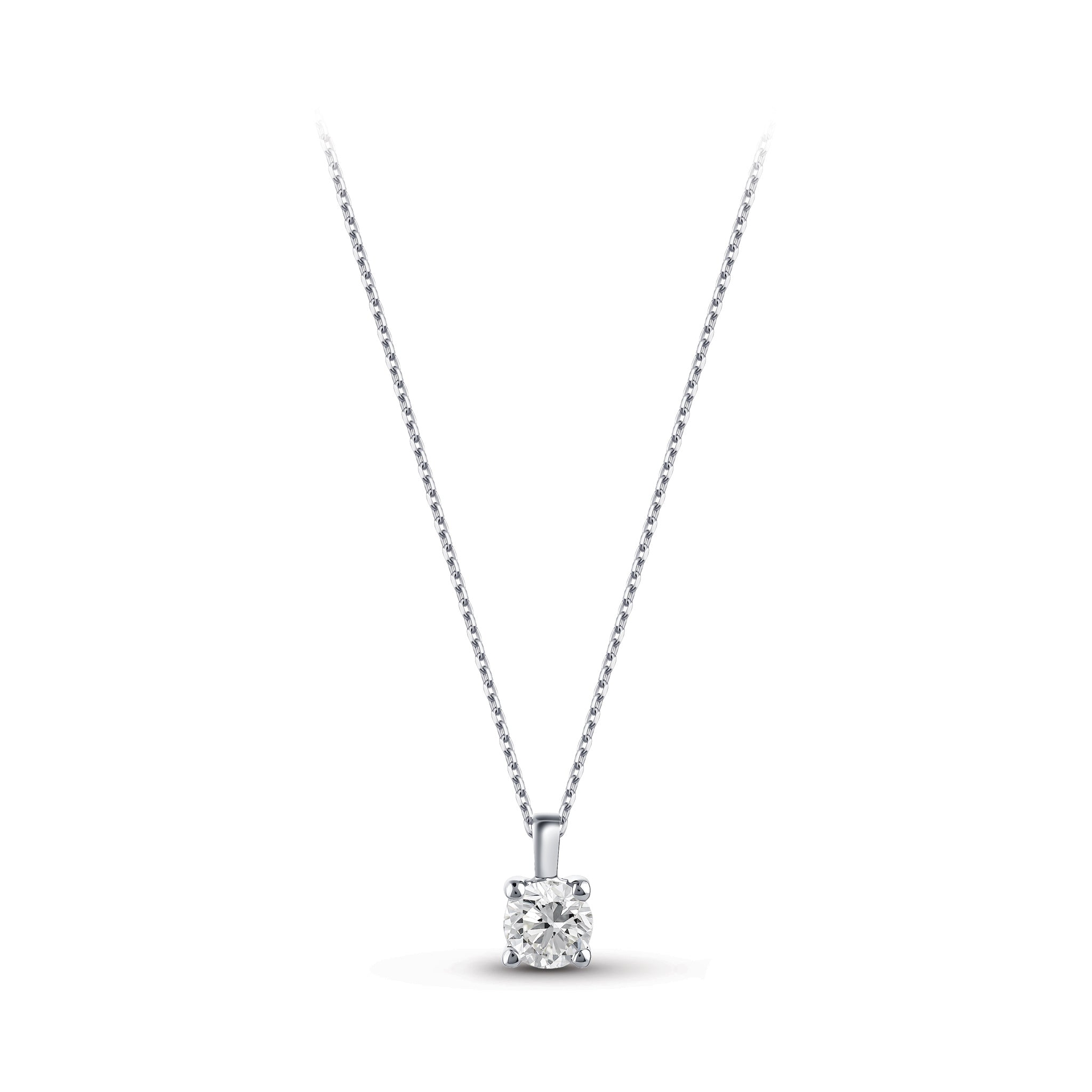 Diamond Solitaire Necklace