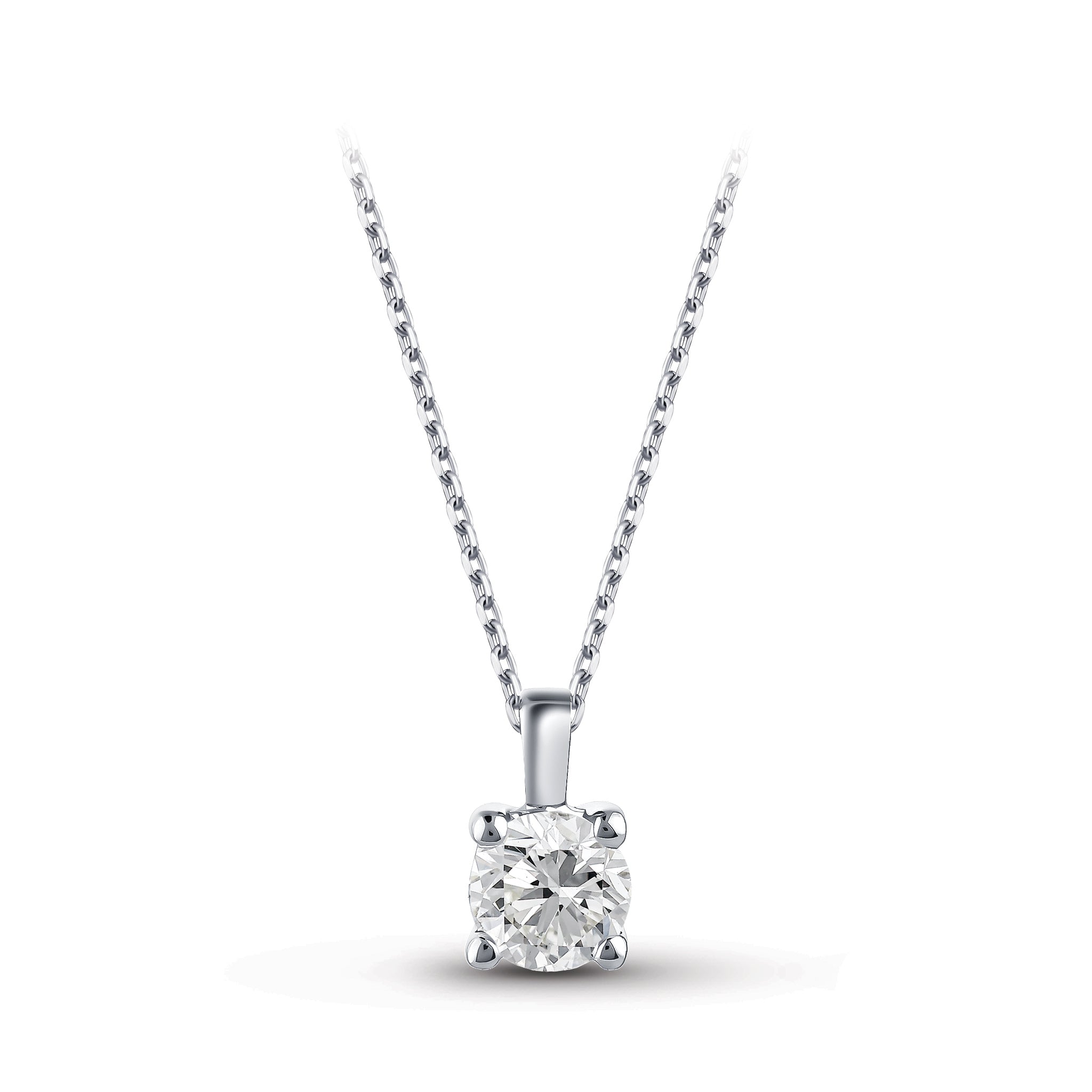 Diamond Solitaire Necklace