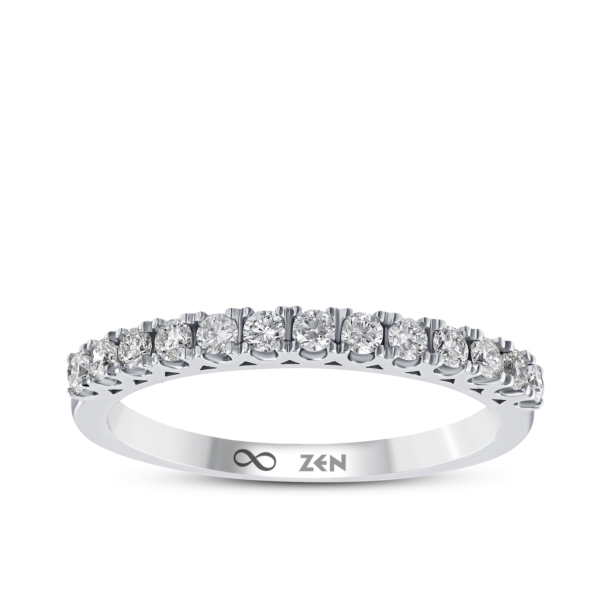 Diamond Half Eternity Ring