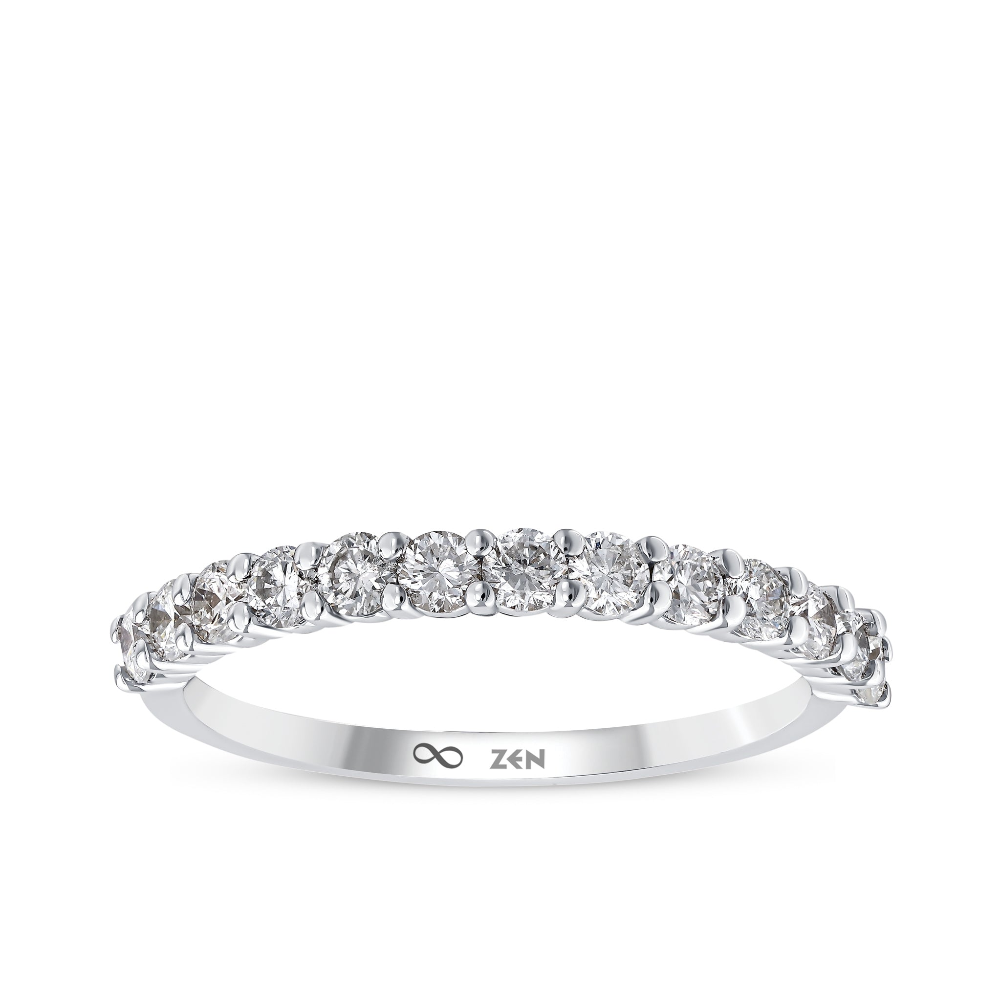 Diamond Half Eternity Ring