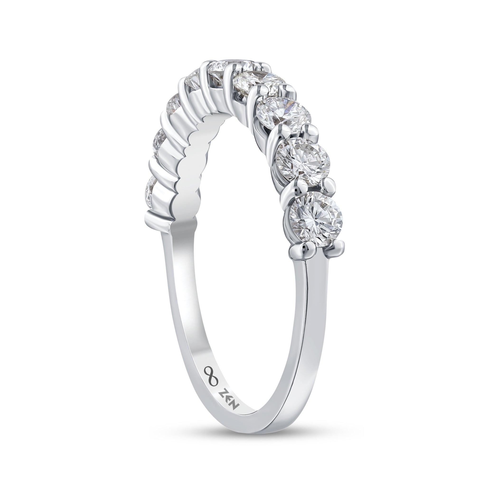 Diamond Half Eternity Ring
