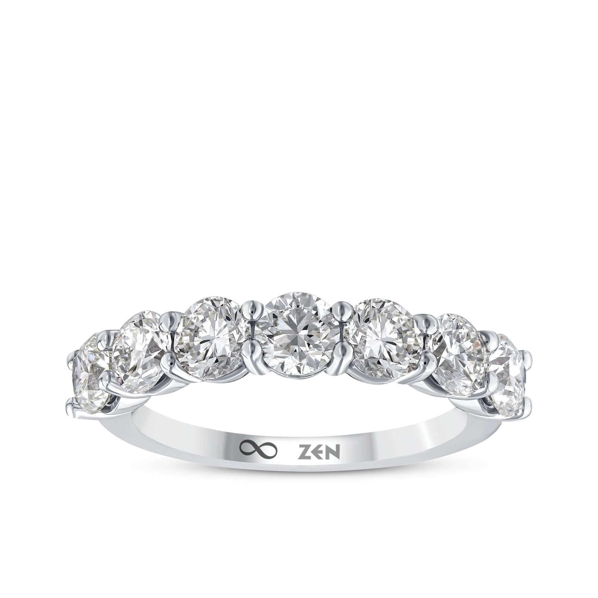 Diamond Half Eternity Ring