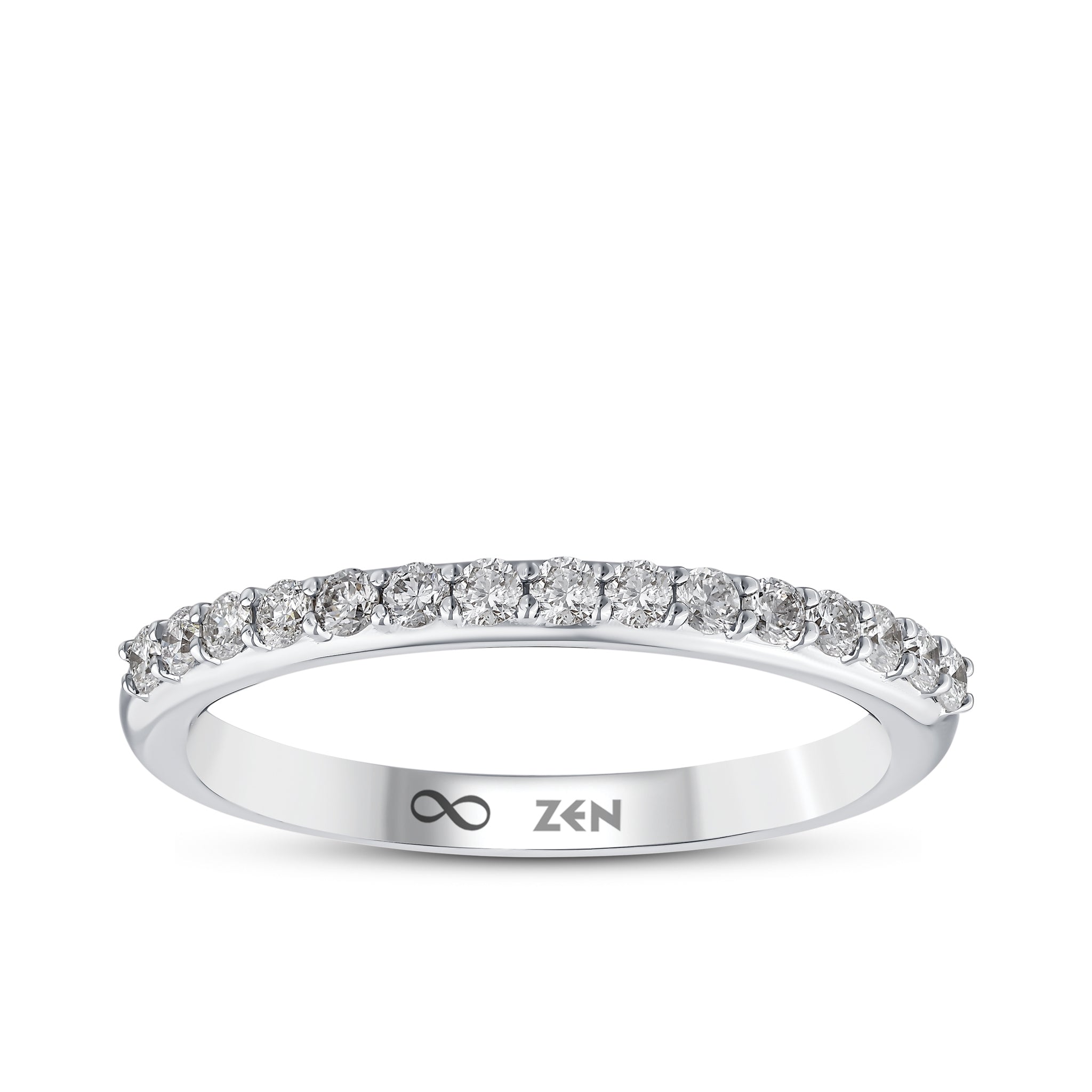 Diamond Half Eternity Ring