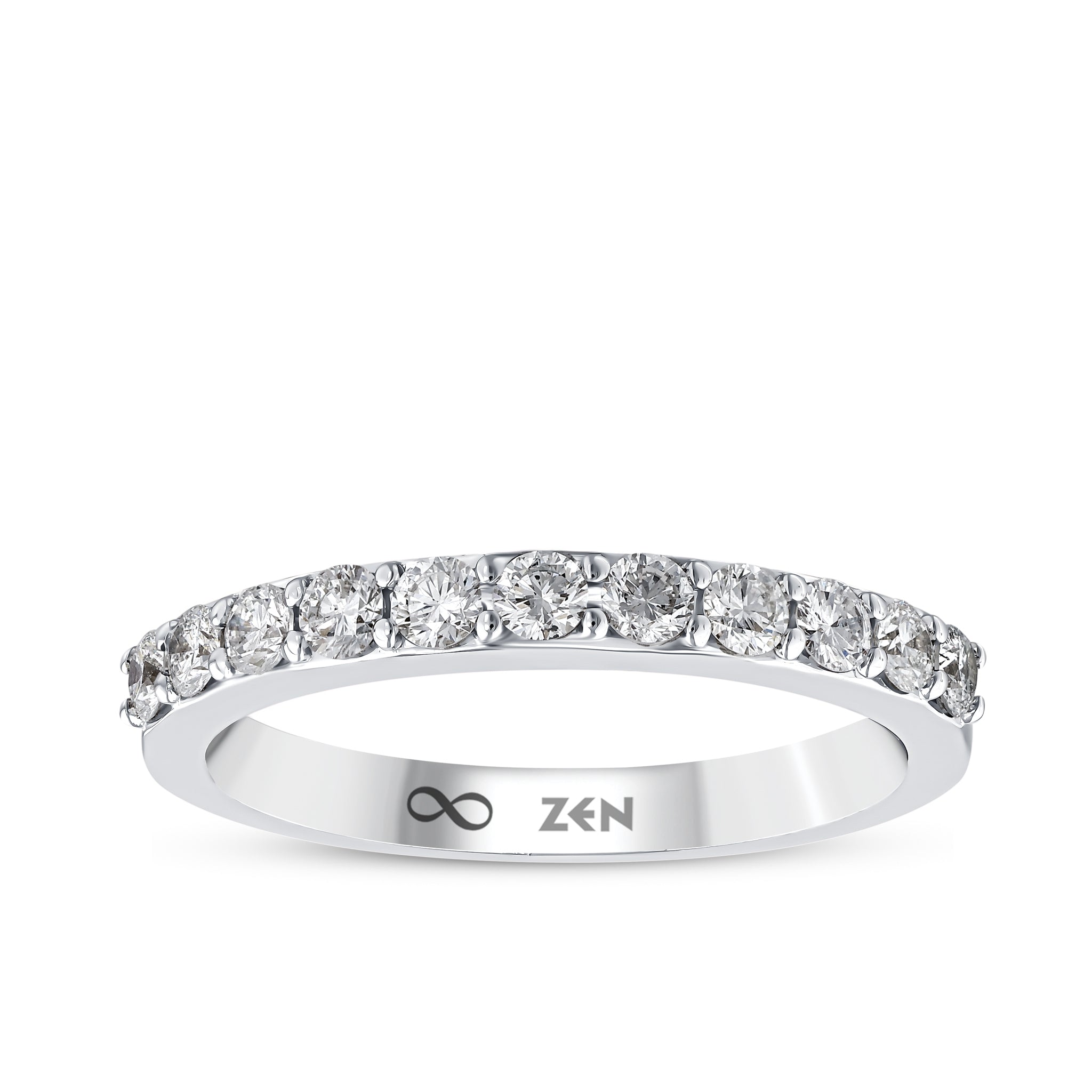 Diamond Half Eternity Ring
