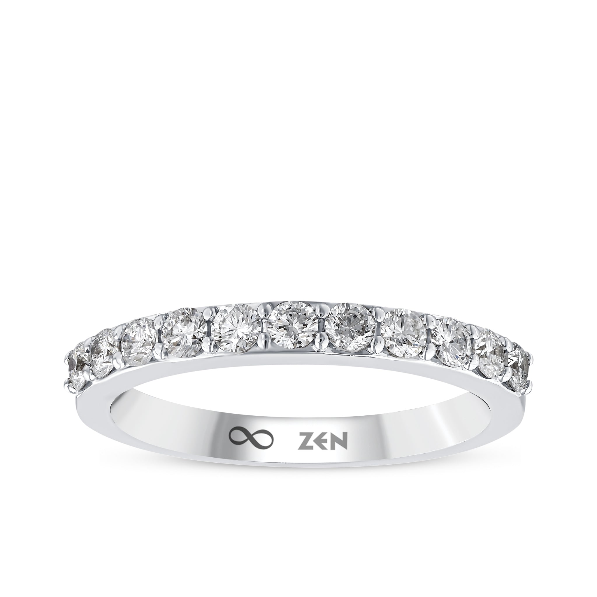 Diamond Half Eternity Ring