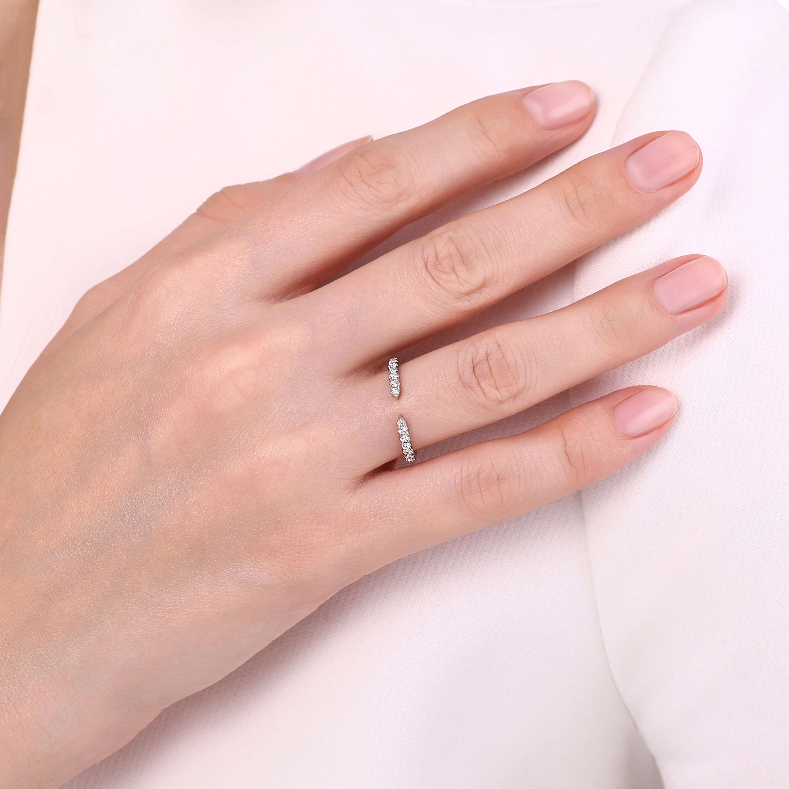 Open Diamond Ring