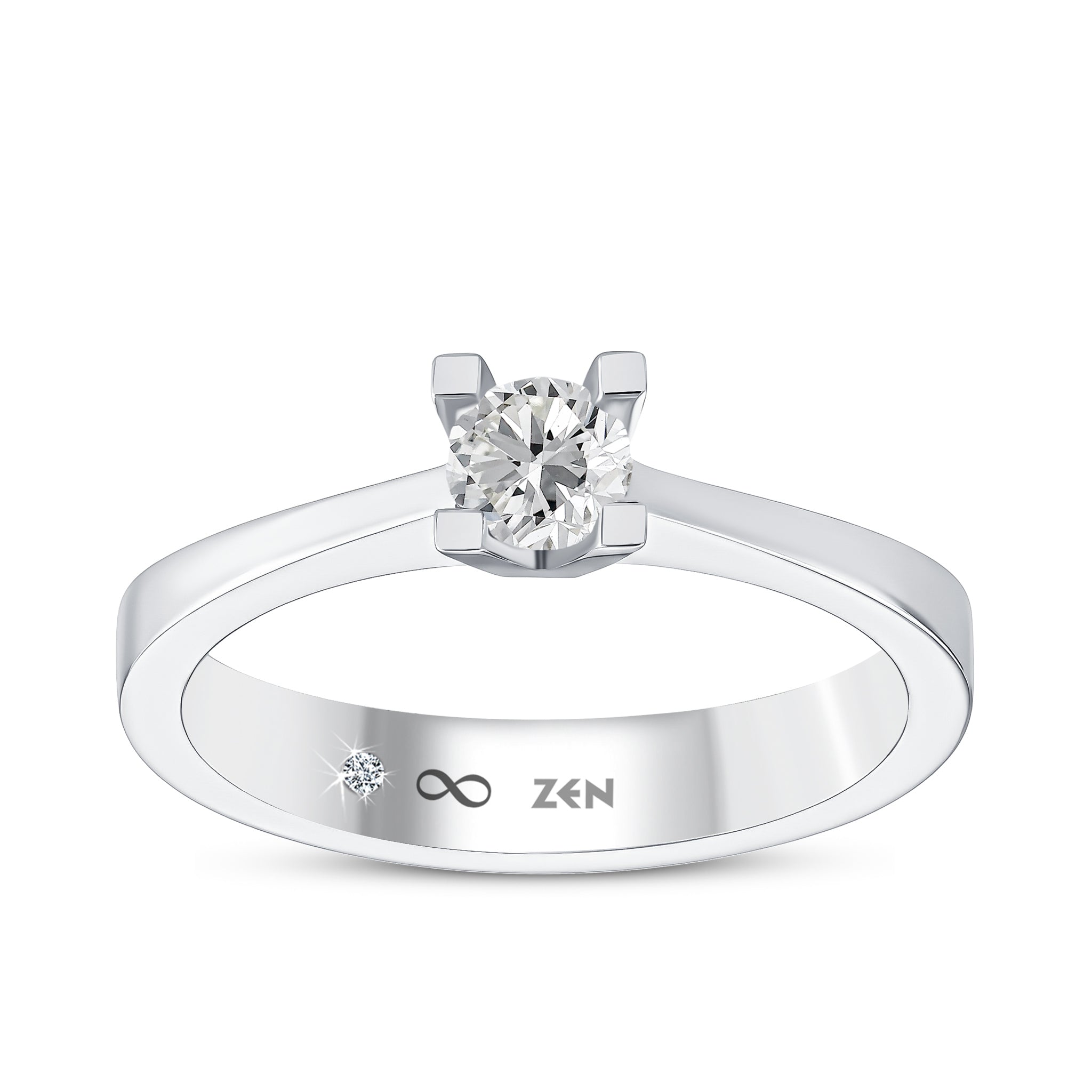Diamond Solitaire Engagement Ring
