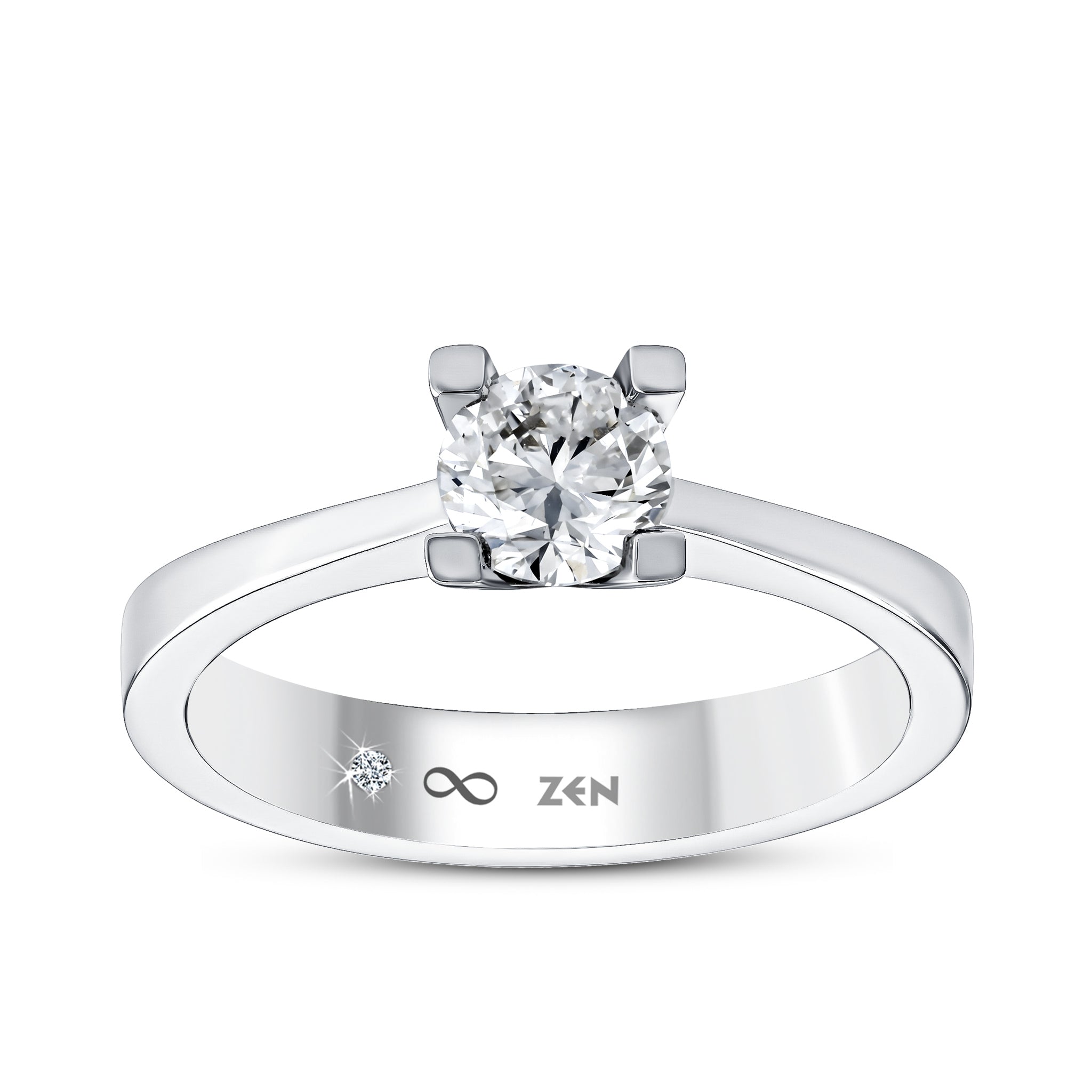 Diamond Solitaire Engagement Ring