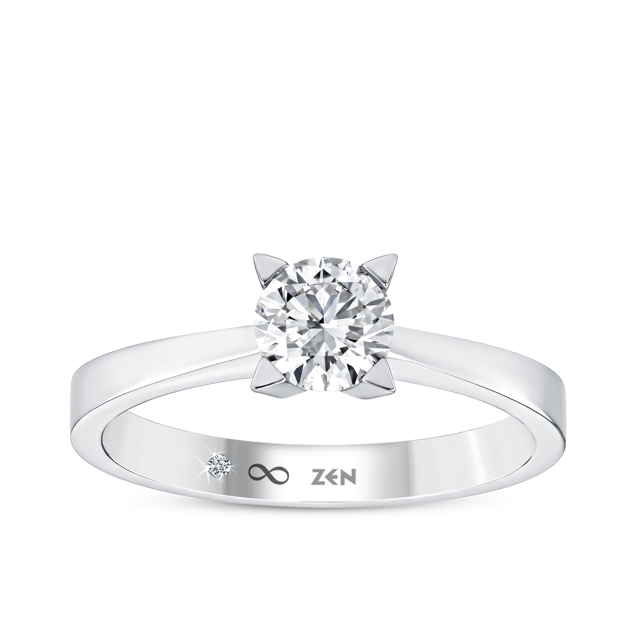 Diamond Solitaire Engagement Ring