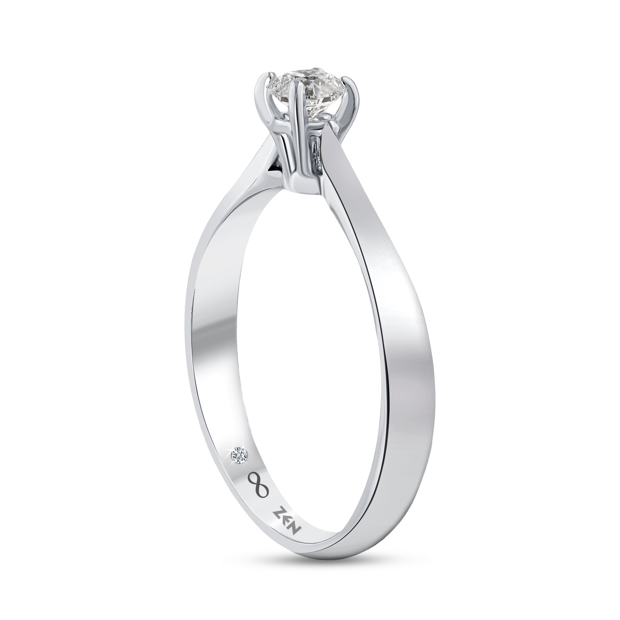 Oval Diamond Engagement Ring