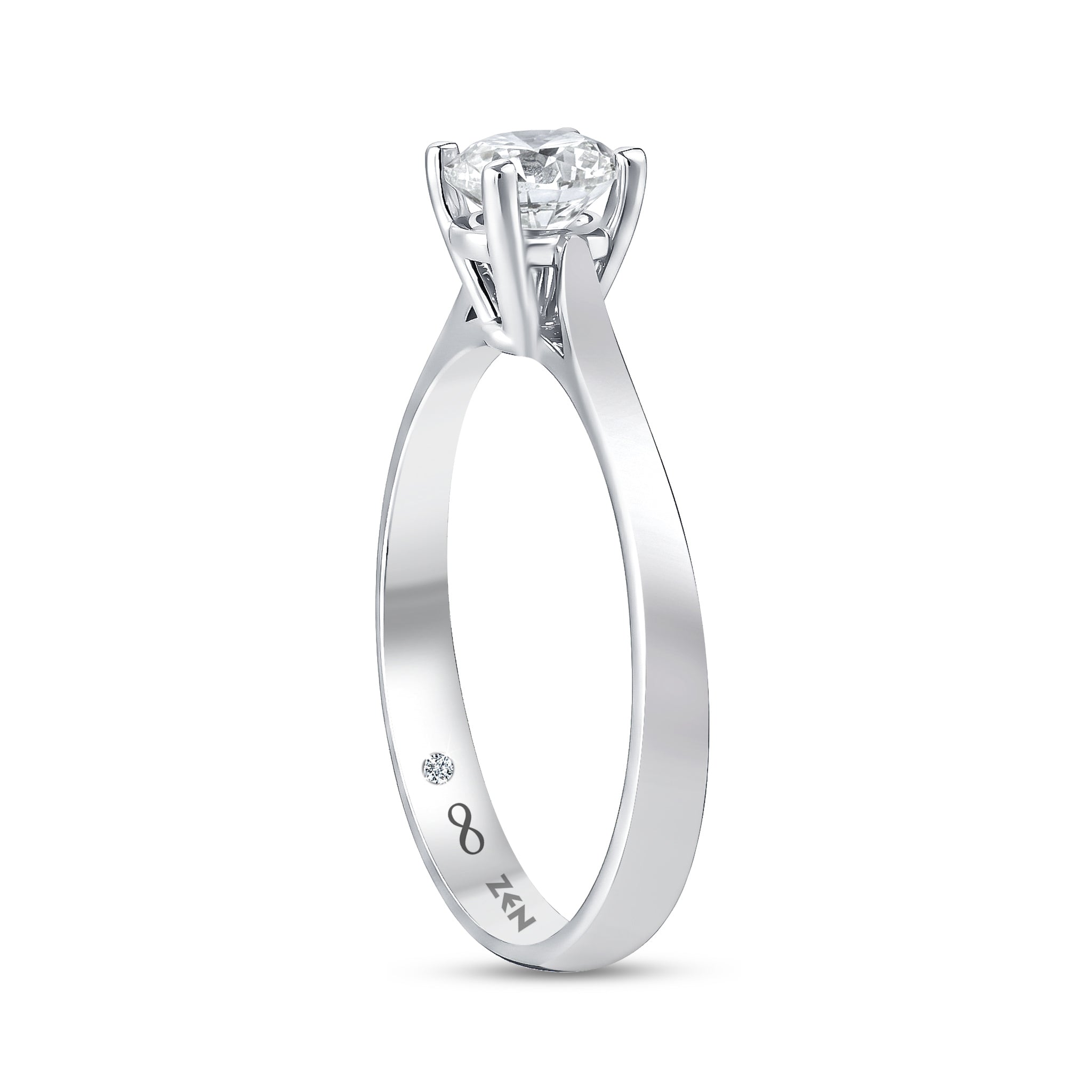 Diamond Solitaire Engagement Ring