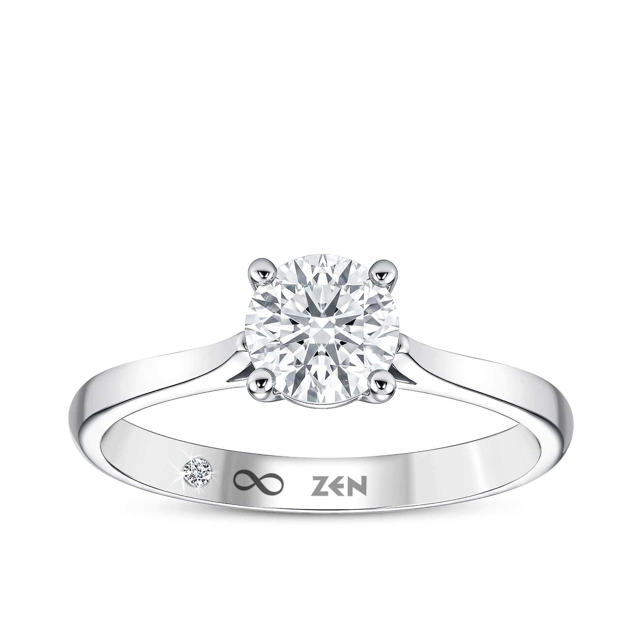 Diamond Solitaire Engagement Ring