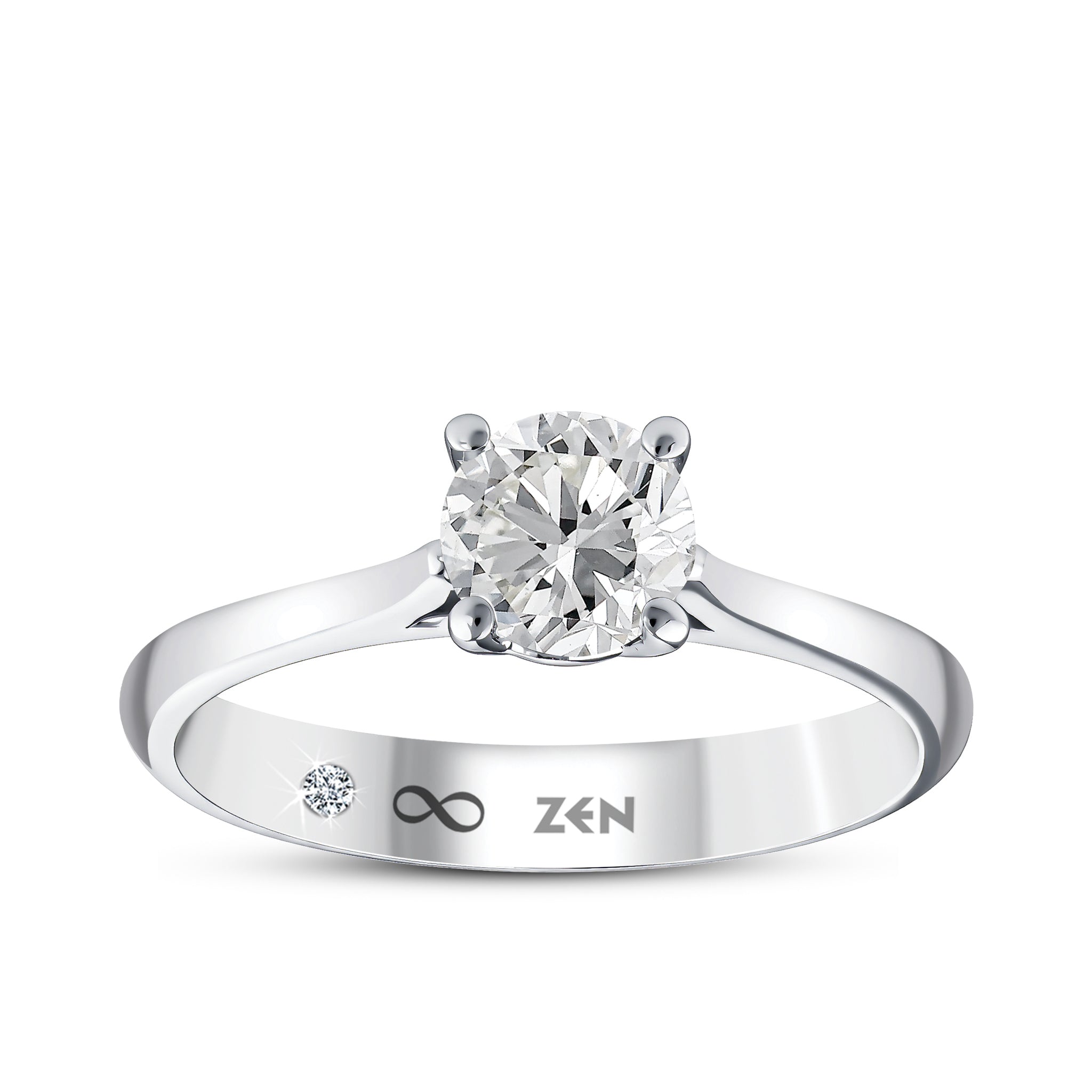 Diamond Solitaire Engagement Ring