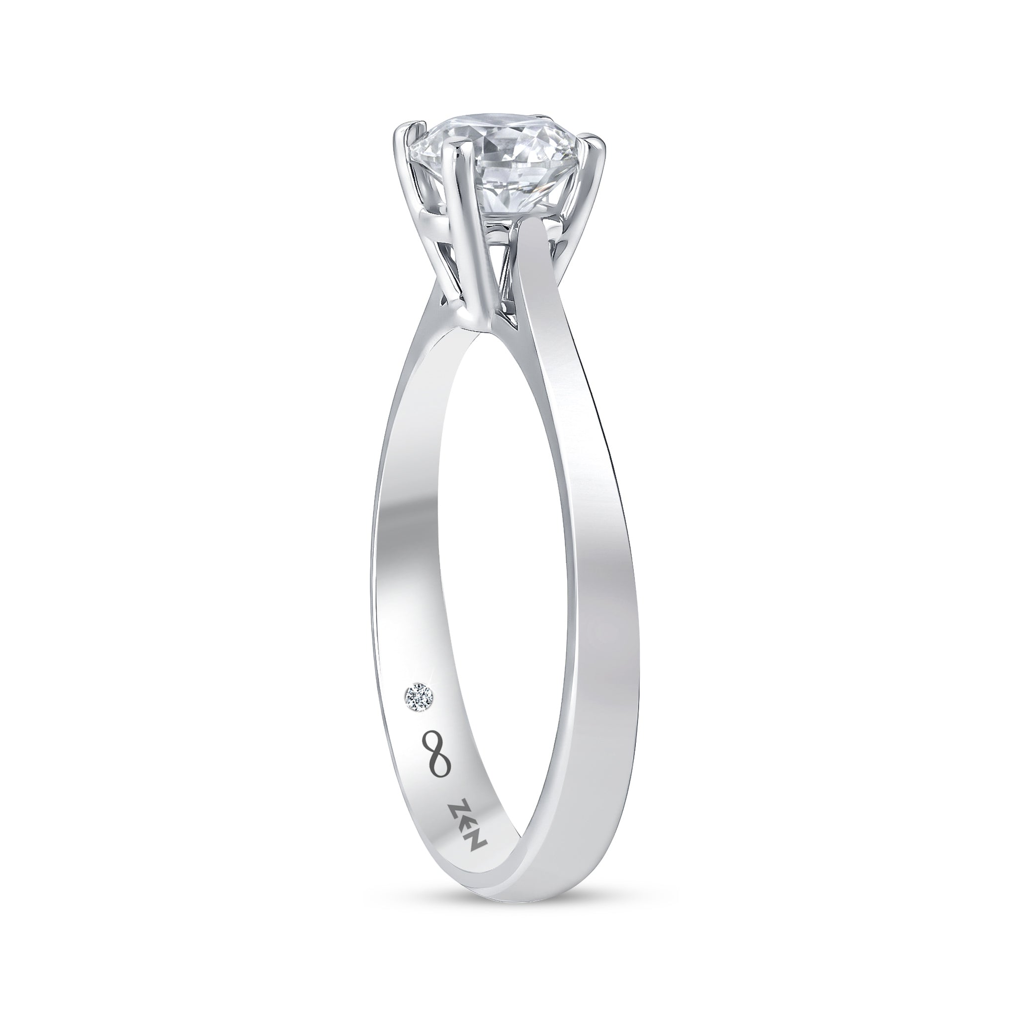 Diamond Solitaire Engagement Ring