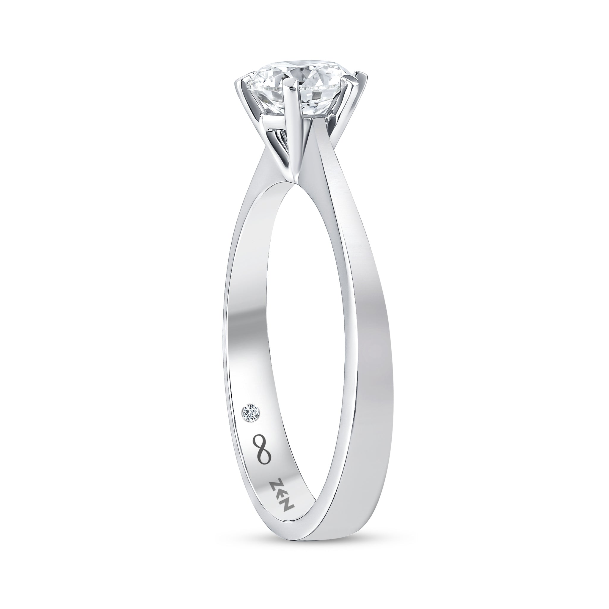 Diamond Solitaire Engagement Ring